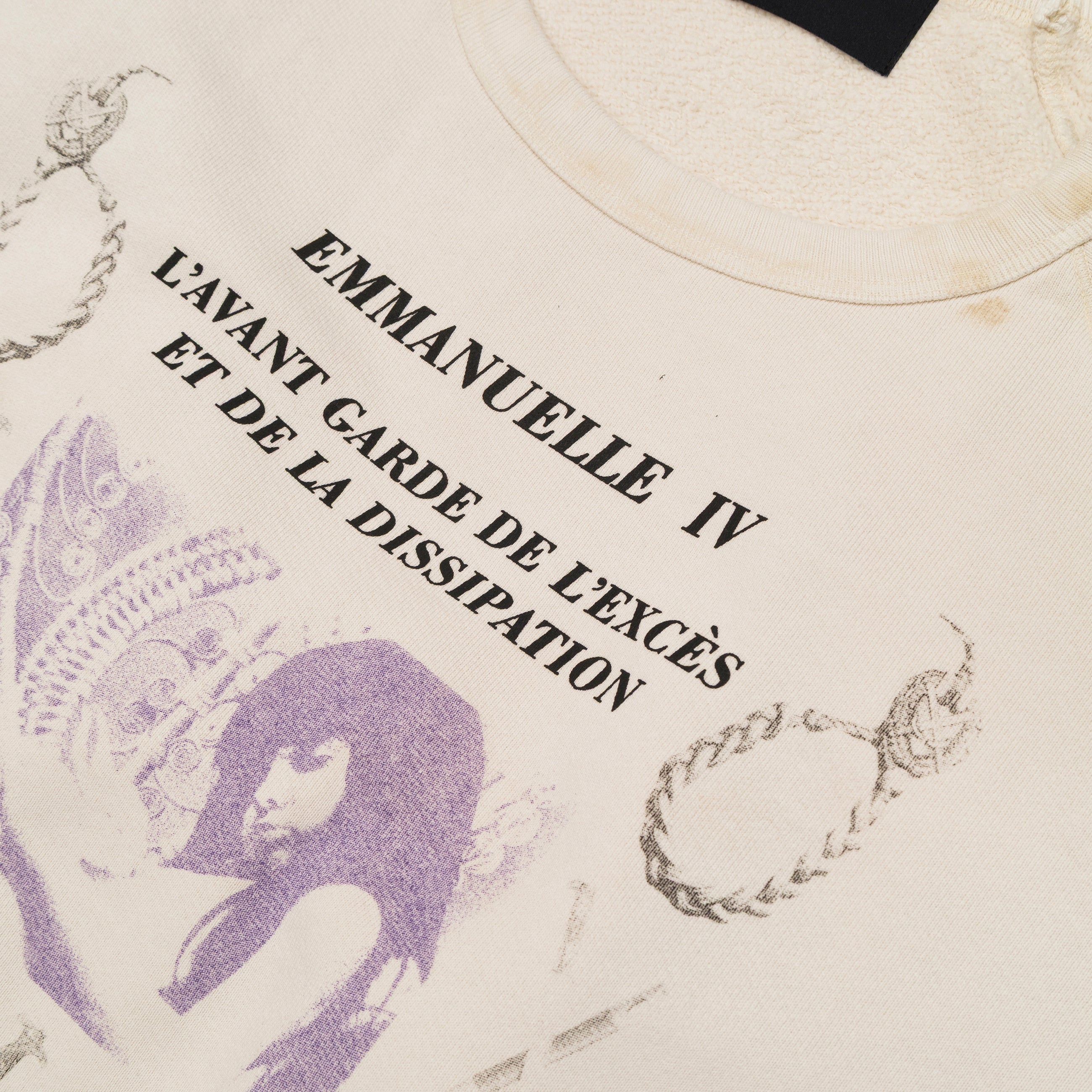 Enfants Riches Deprimes Emmanuelle IV Raglan Crewneck White