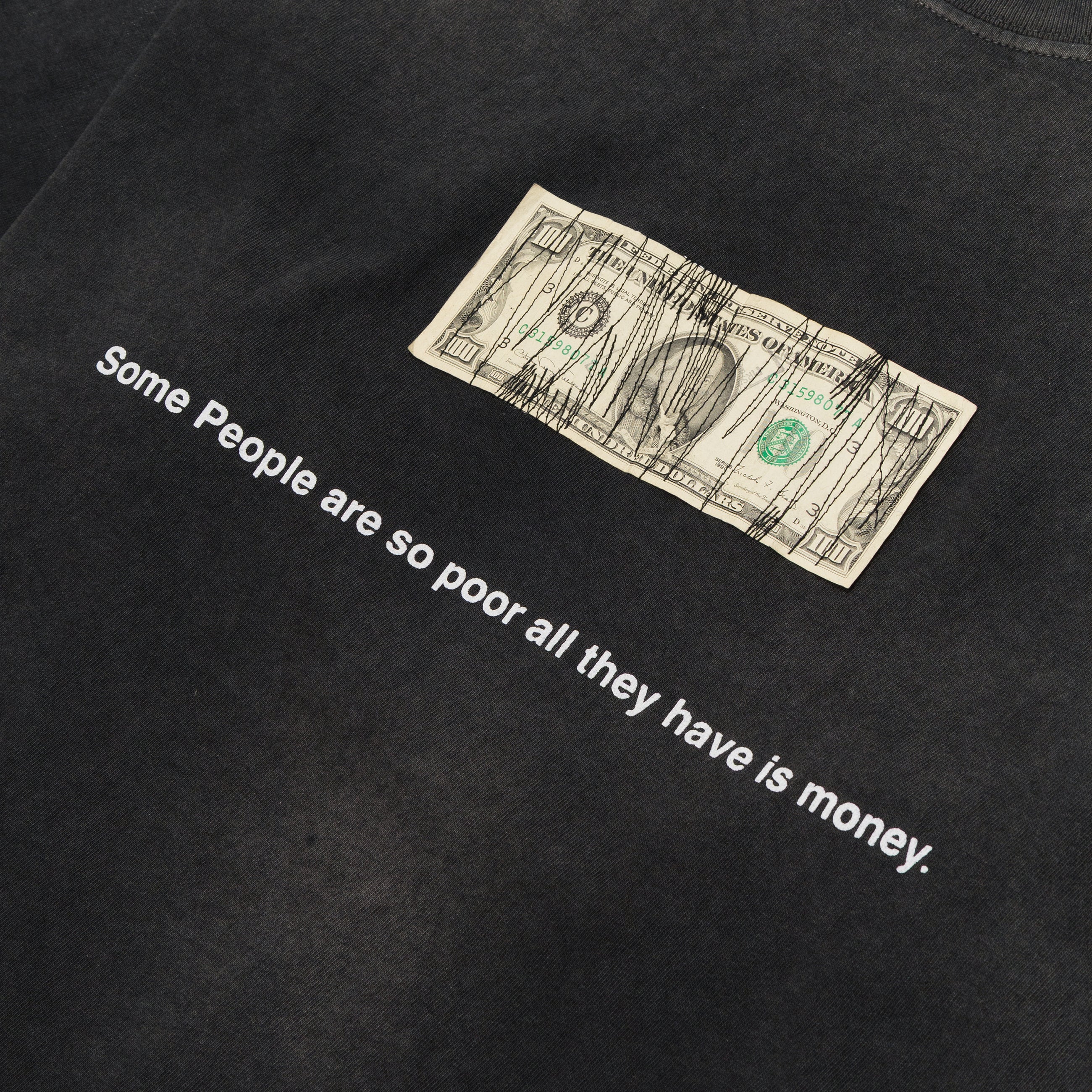 Satoshi Nakamoto Cup Half Full Tee Black