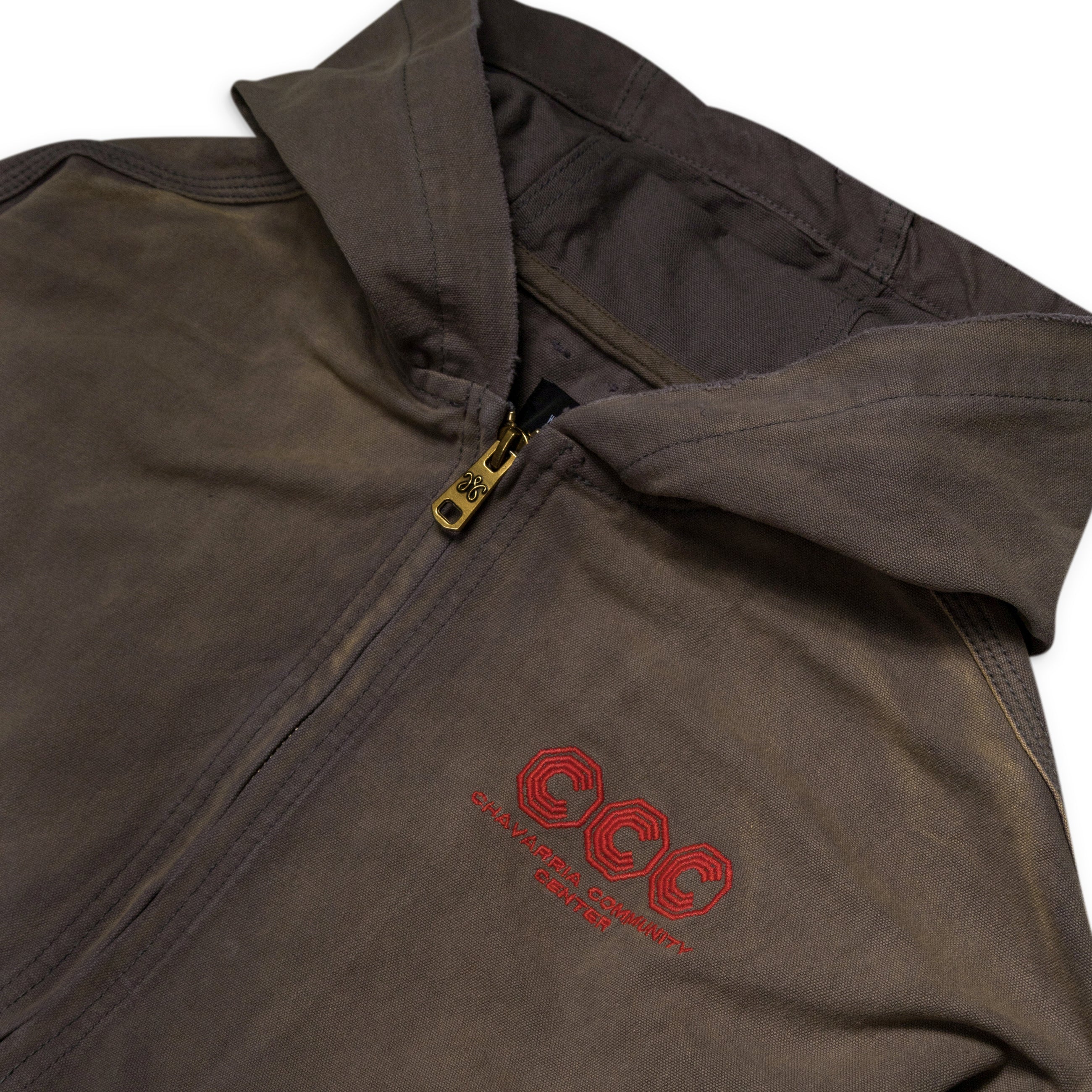 Willy Chavarria Juggernaut Workwear Hoodie Grey