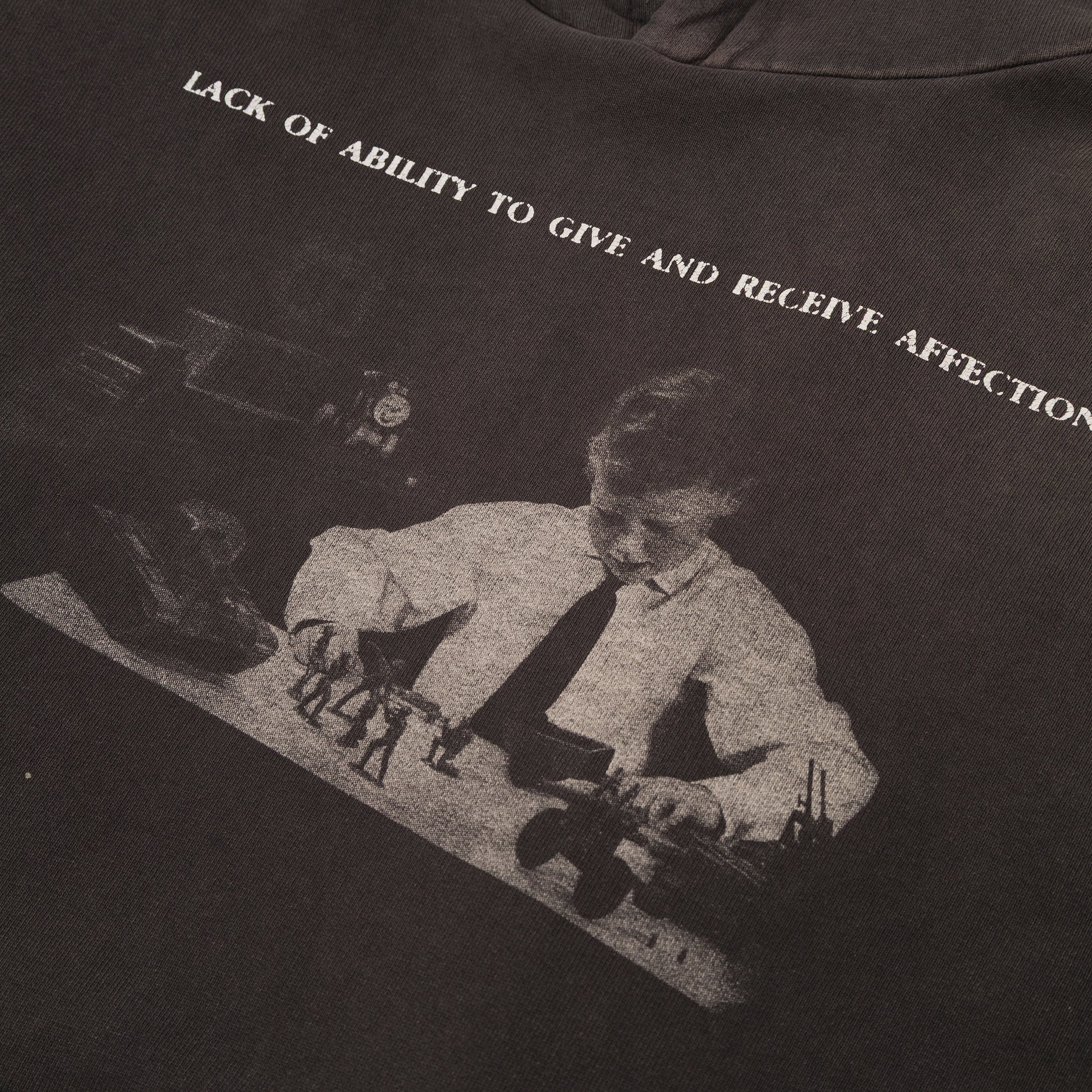 Enfants Riches Deprimes Head Against The Bars Hoodie Black