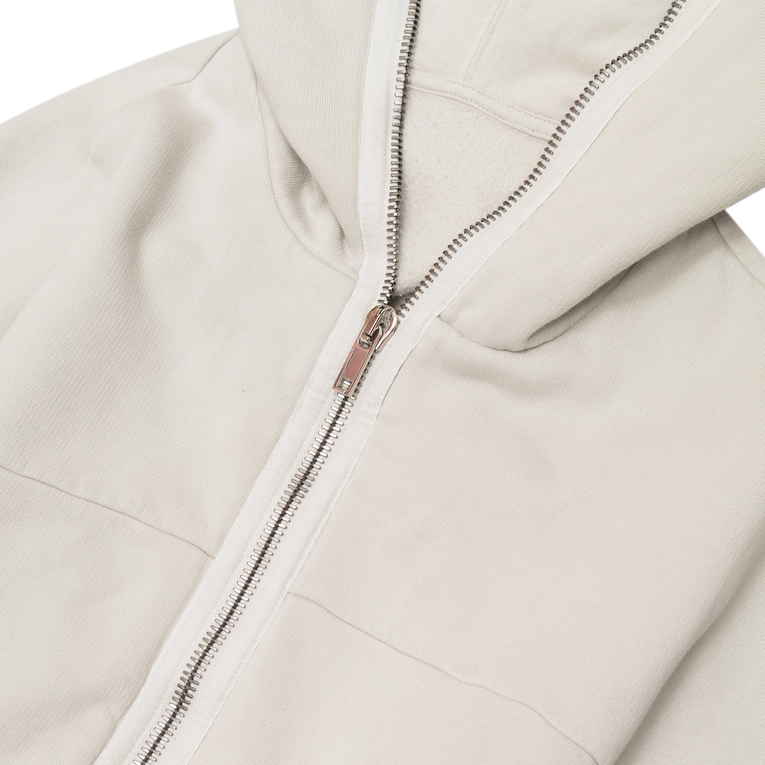 Rick Owens DRKSHDW Collage Gimp Hoodie White
