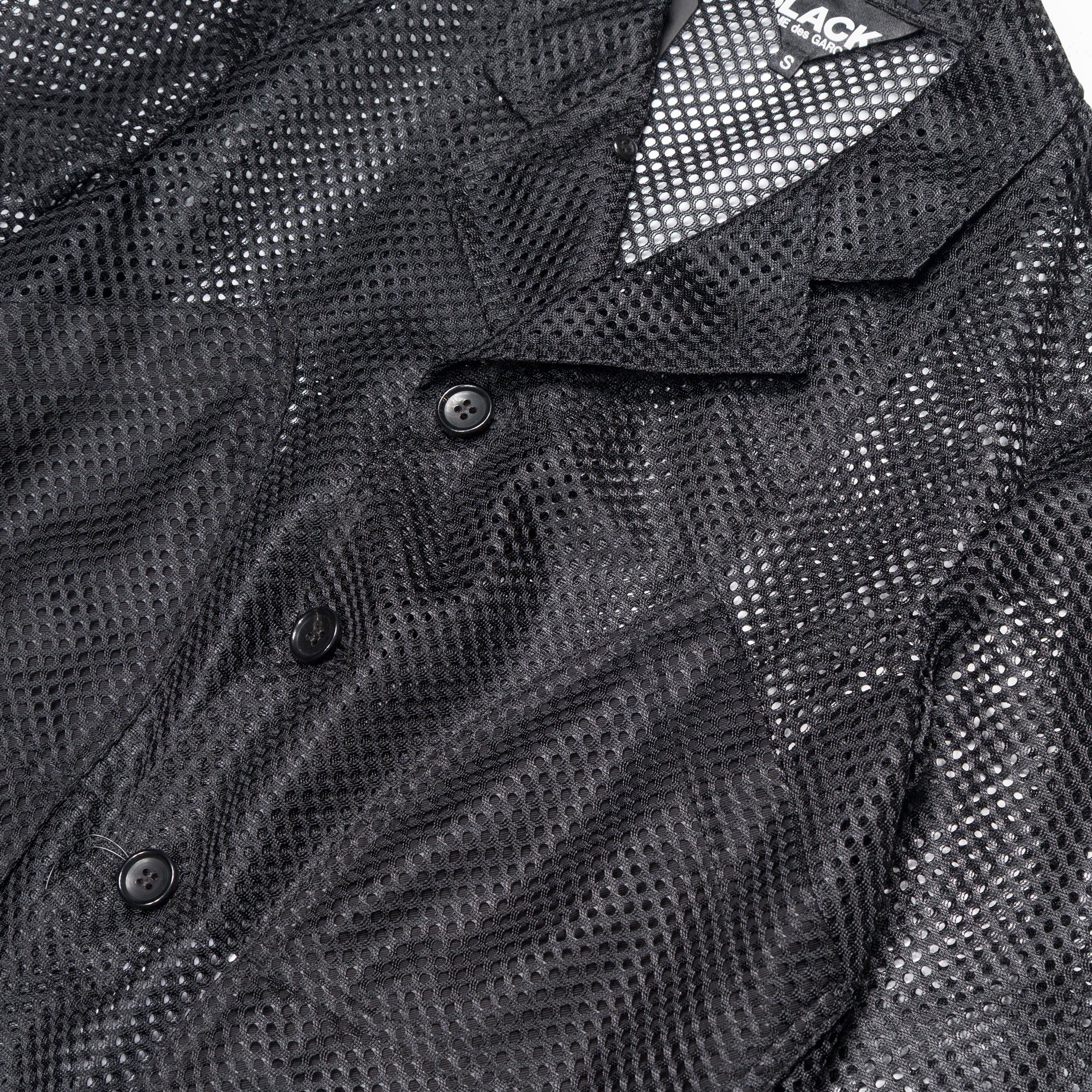 Comme Des Garcons Black Black Mesh Blazer – ESSXNYC