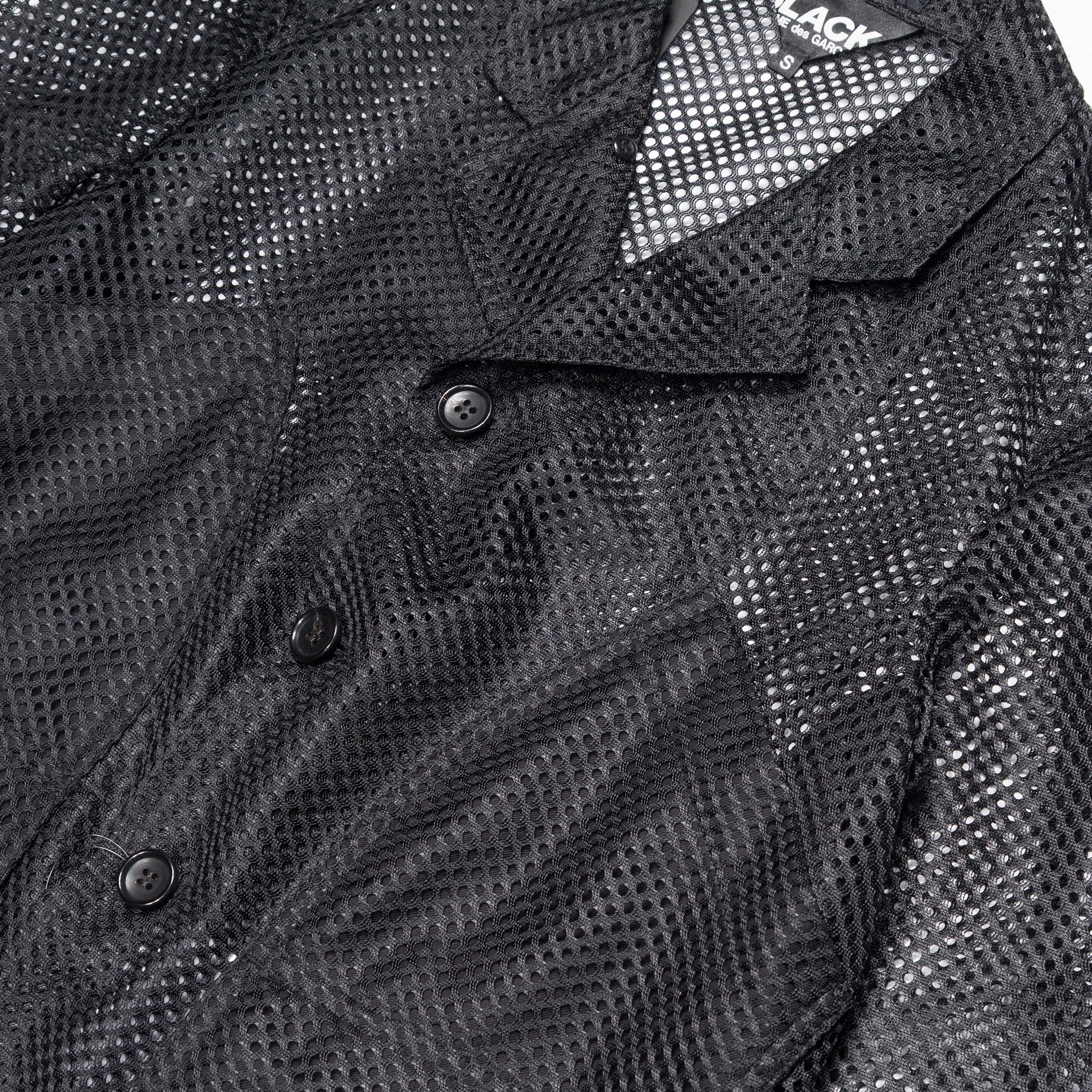 Comme Des Garcons Black Black Mesh Blazer