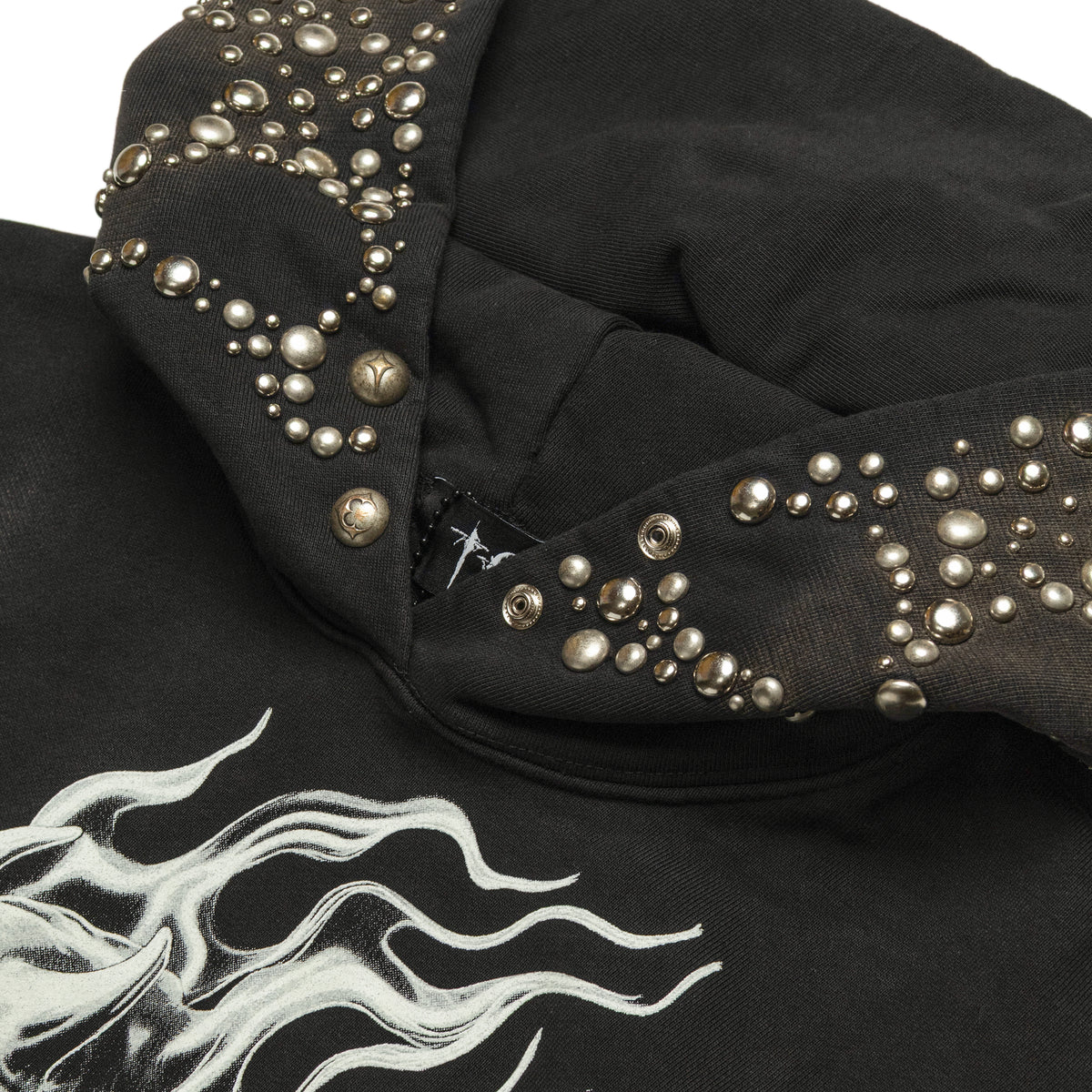 Thug Club Hotheaded Riding Skull Hoodie Black