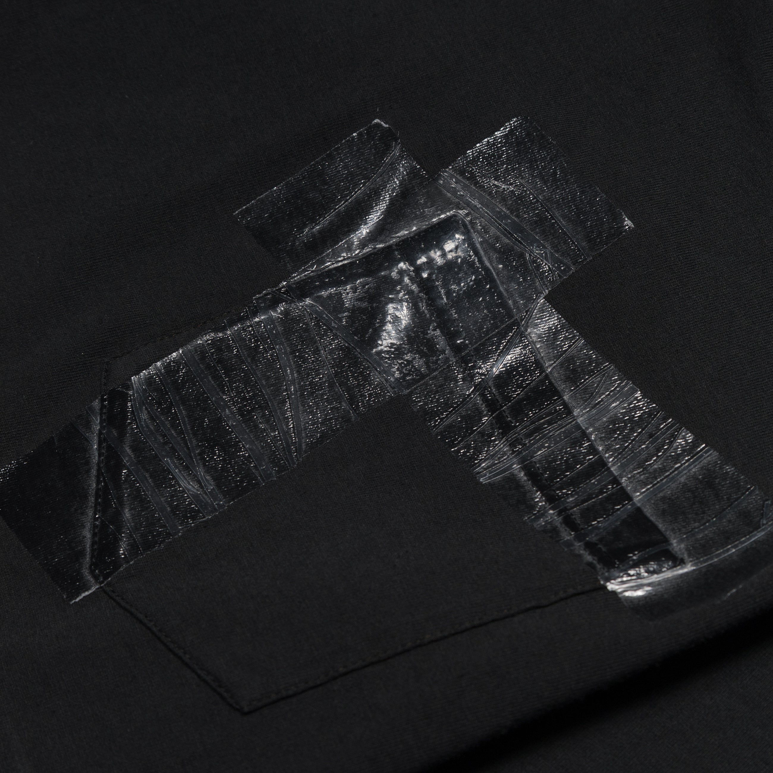 Maison Margiela Pocket T-Shirt With Tape Details Black