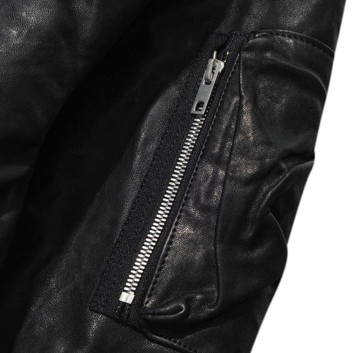 ALEXANDER DIGENOVA Leather Rl Bomber Black