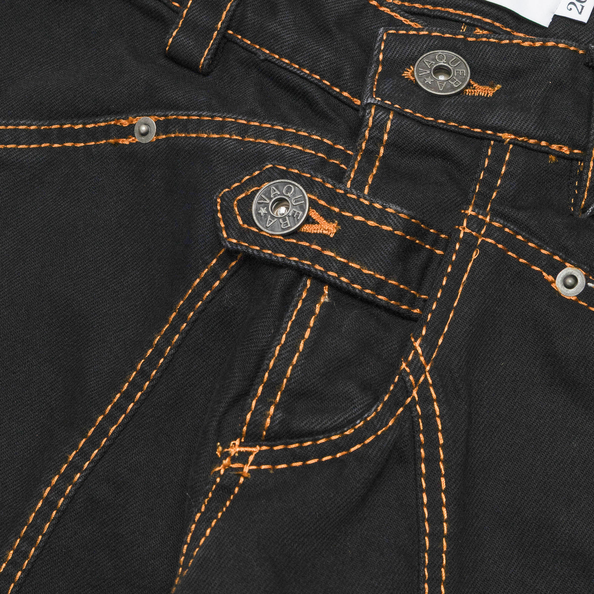 Vaquera Women Daddy Jeans Woven Black
