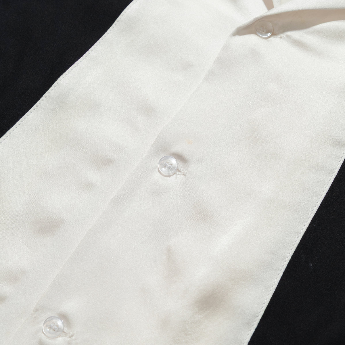 YOSSI CORP Silk Checkered Bowling Shirt Checkered