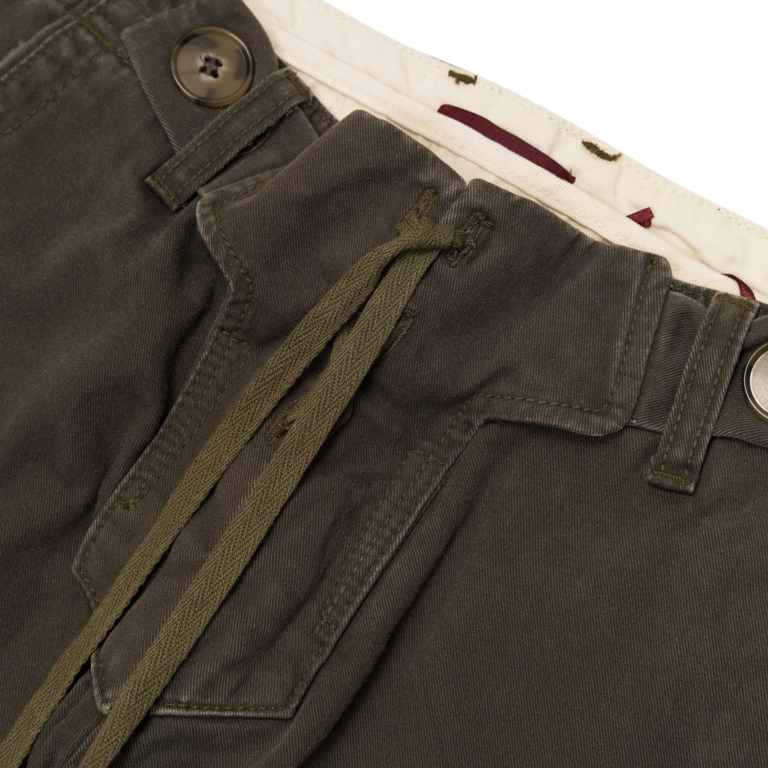 Raimundo Langlois Double Fly Cargo Pant Green