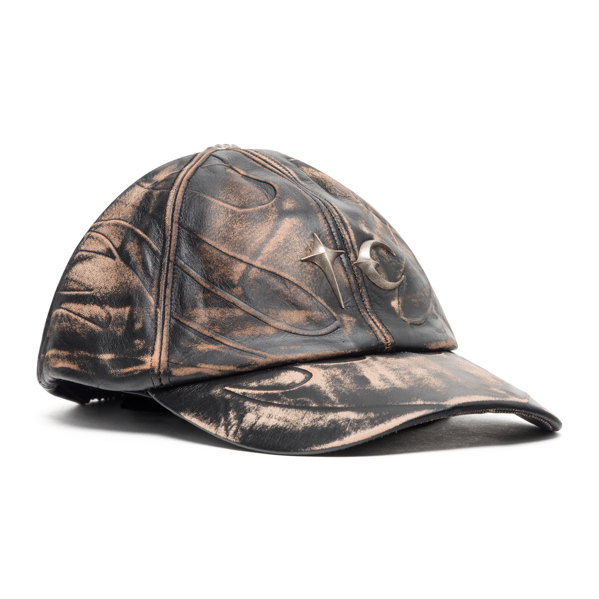 Thug Club Tc Leather Chopper Cap Black