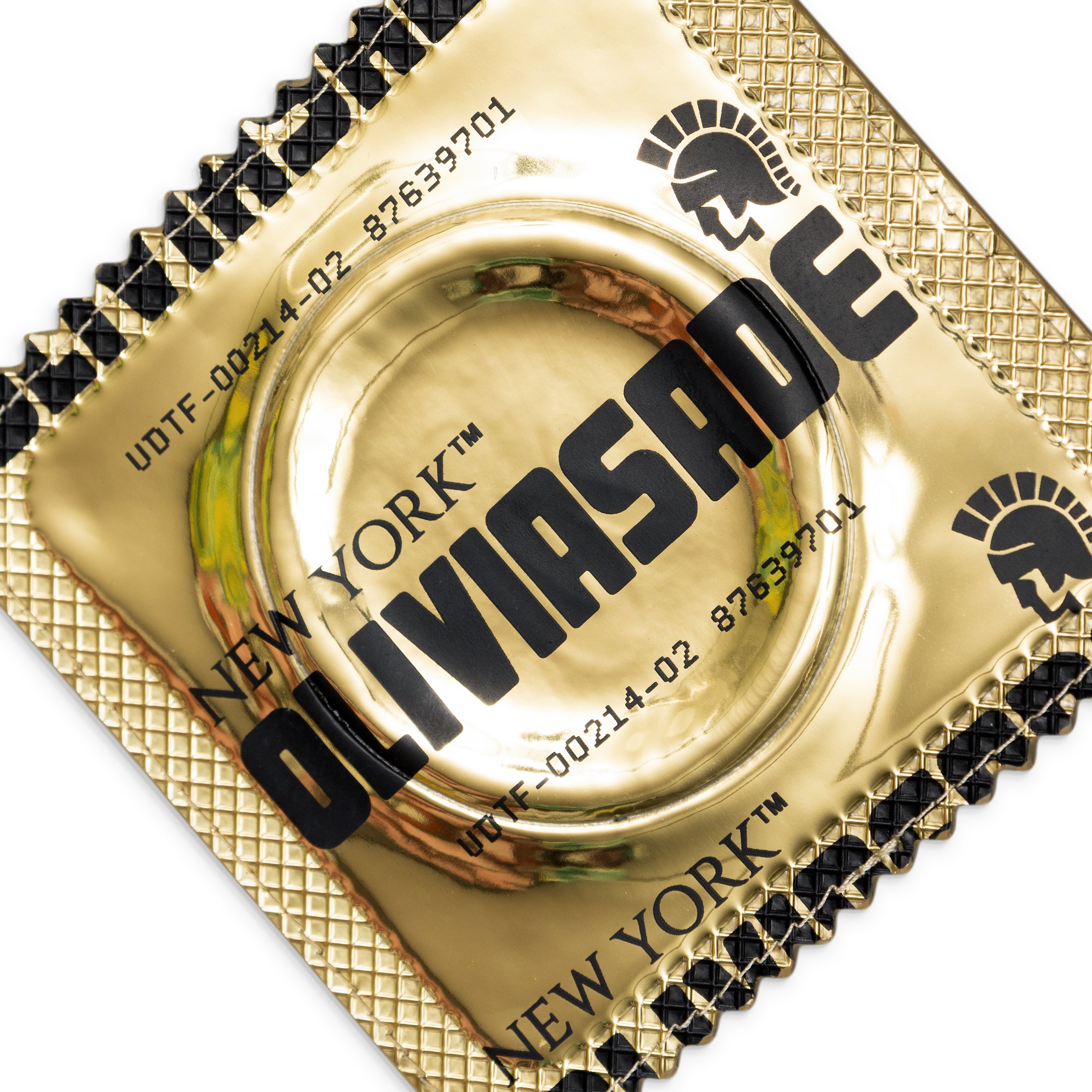 OLIVIASADE Three Cardholder Slots Latex Gold