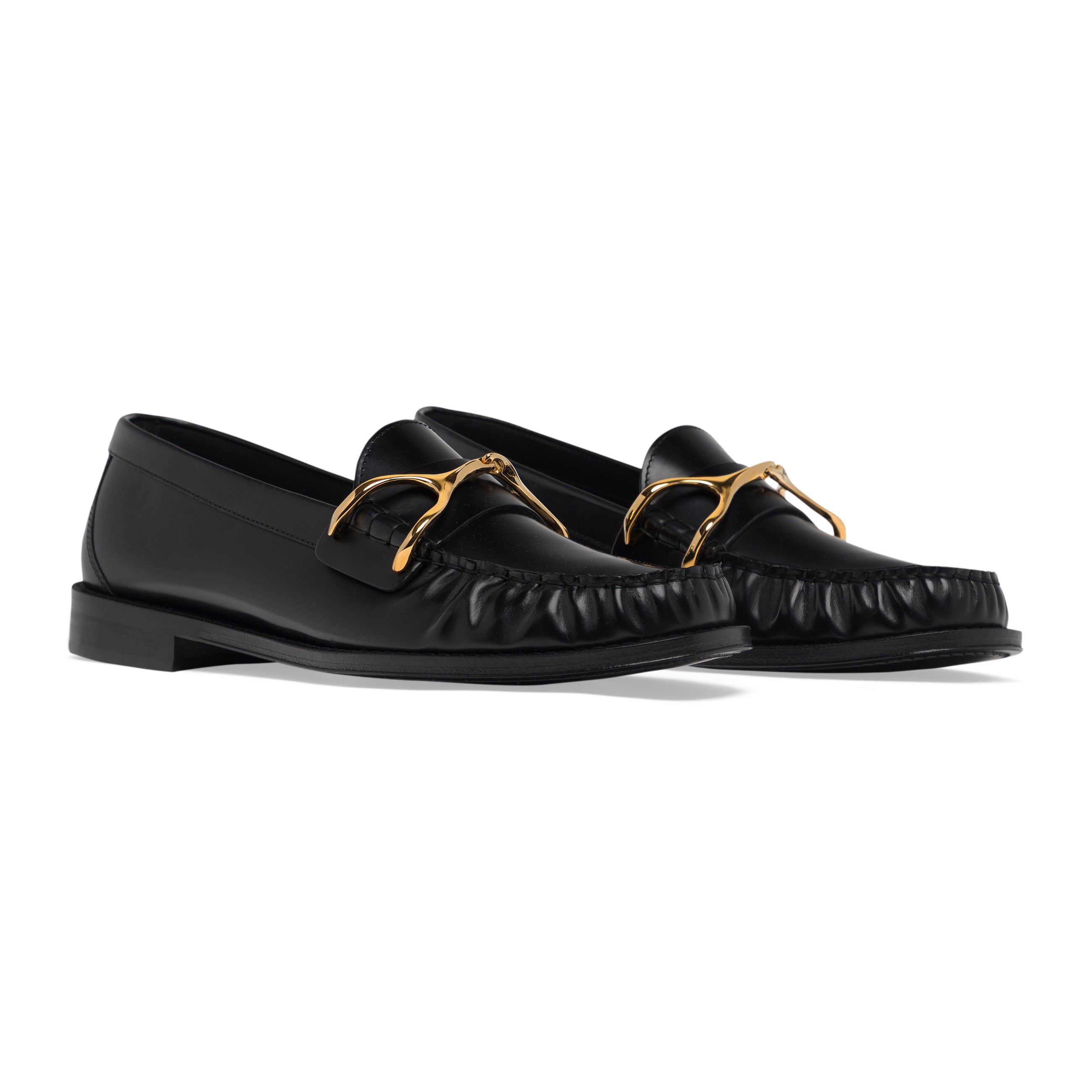Alexander McQueen Wishbone Loafers Black