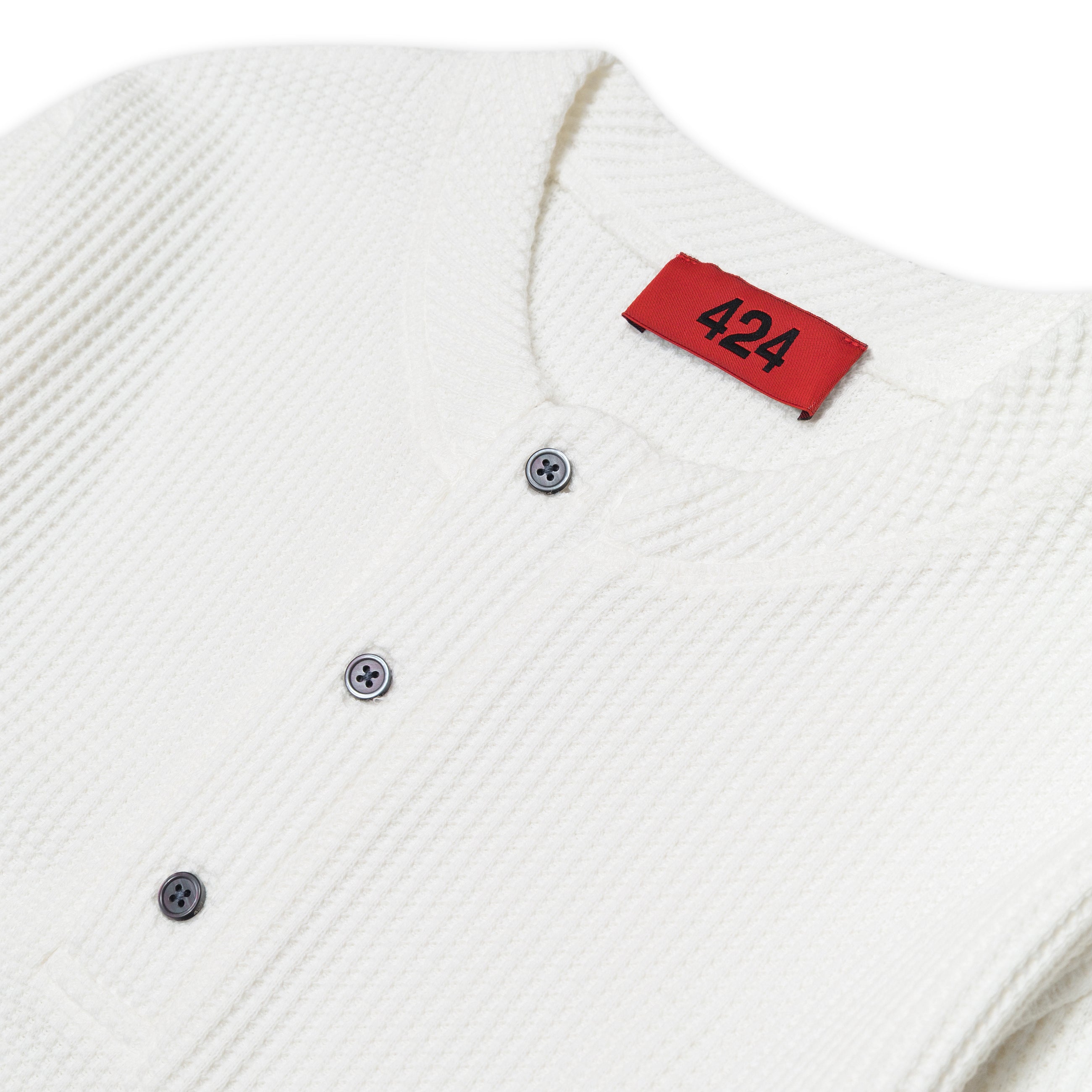424 Long Sleeve Thermal Jersey White Bright White
