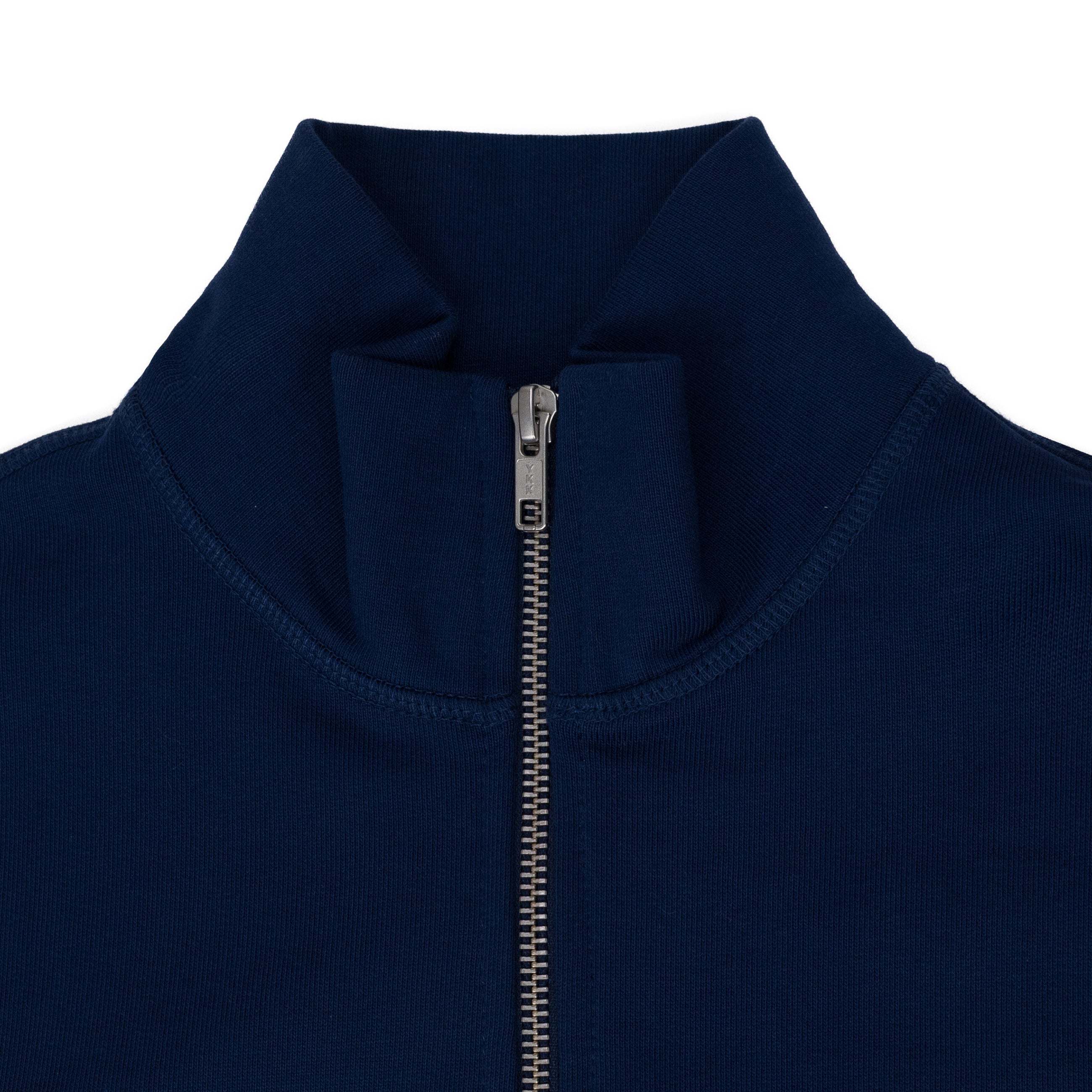 Sky High Farm Workwear SHF 1/4 Zip Sweater Knit Navy