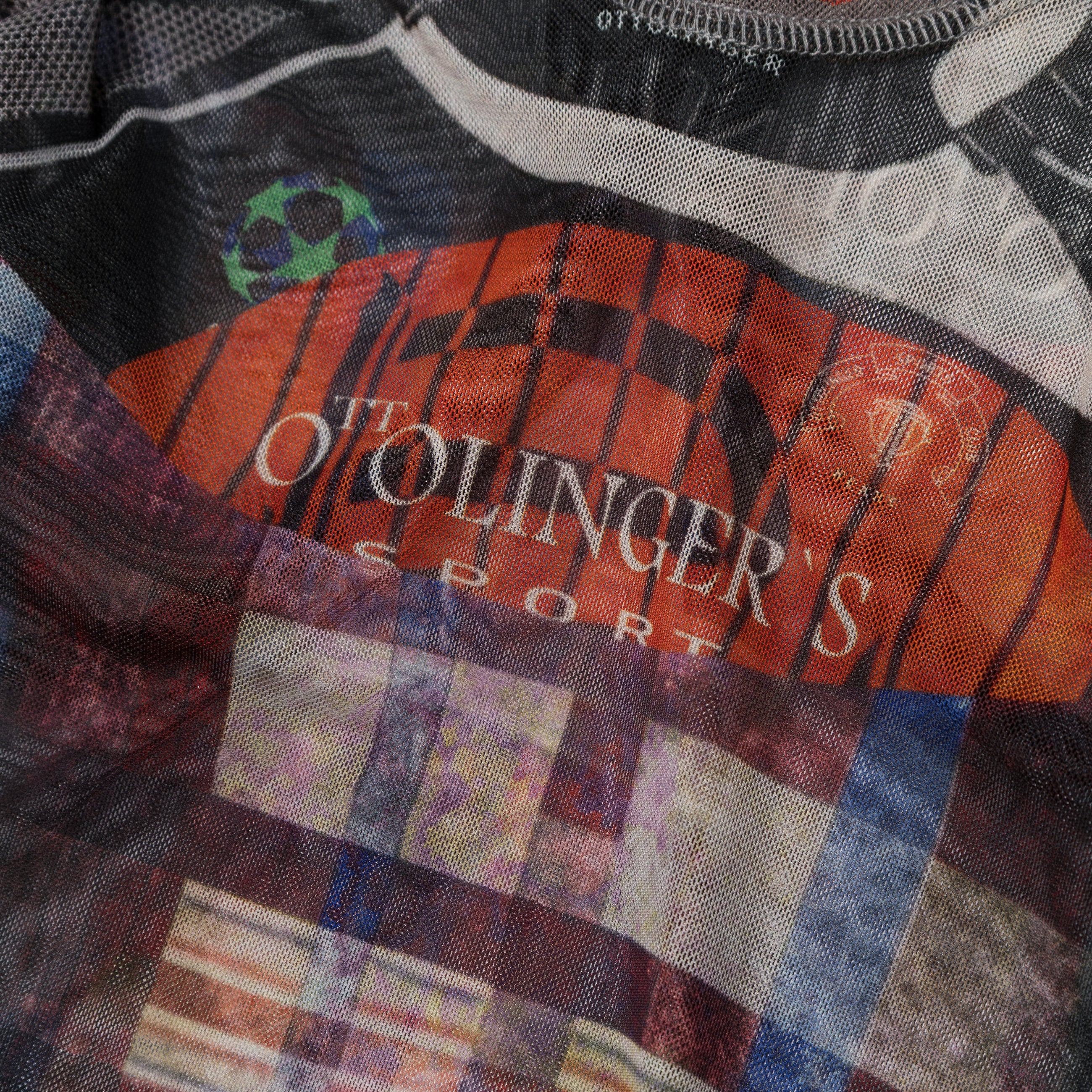 Ottolinger Racing Plaid Mesh Hybrid Longsleeve Multicolor