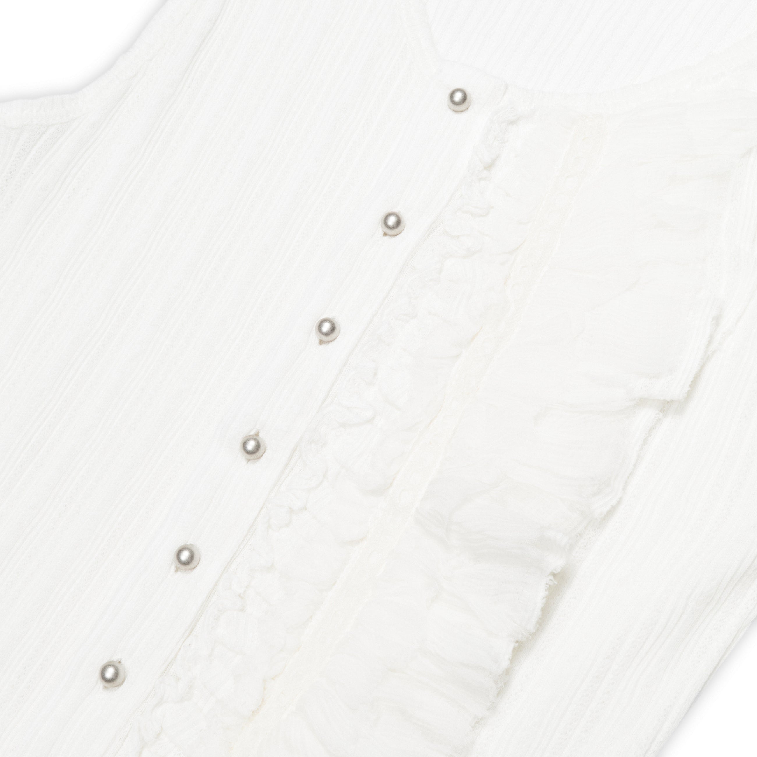 Ann Demeulemeester Rase Serafino Tank Top White