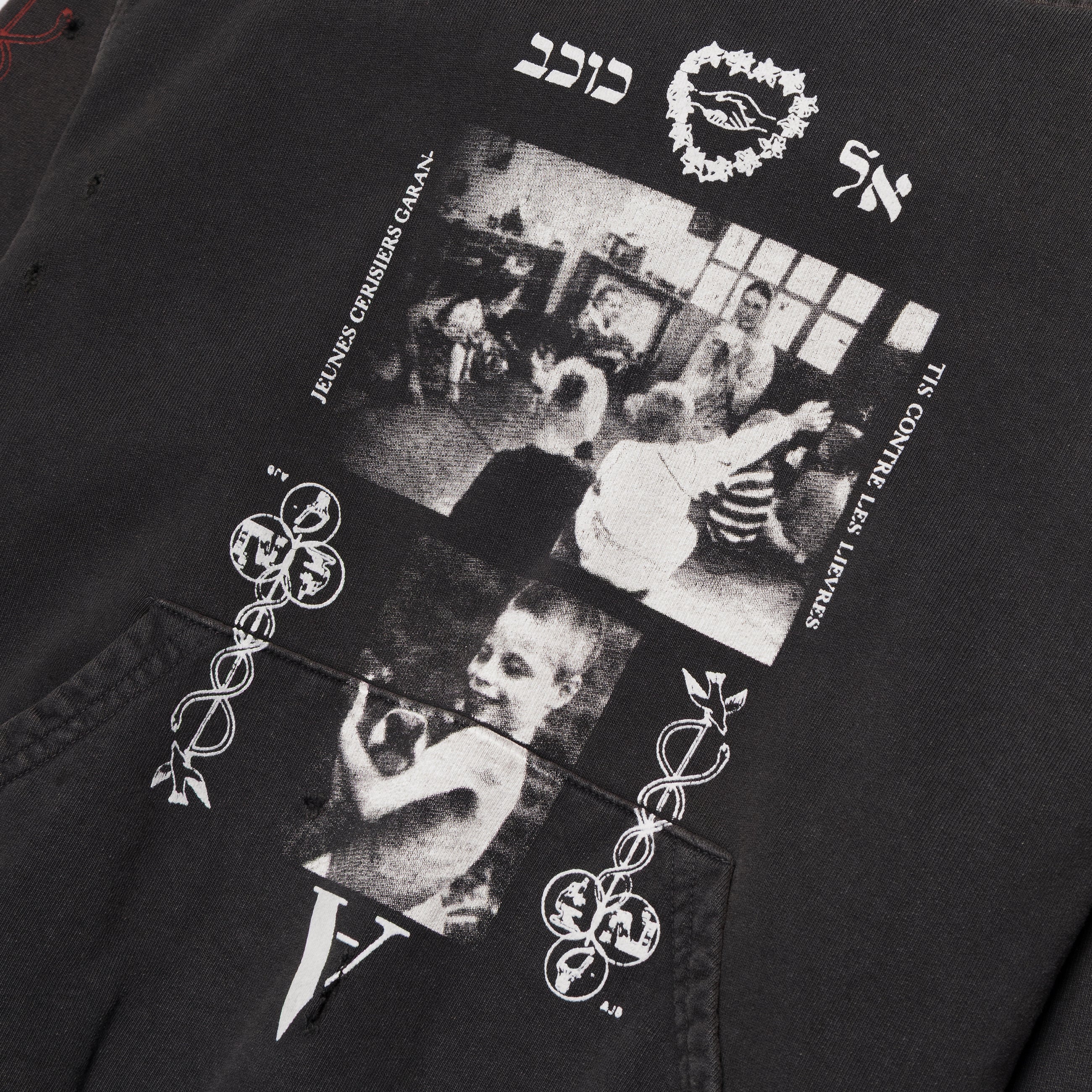 Enfants Riches Deprimes Cherry WomenÕS Petite Hoodie Black