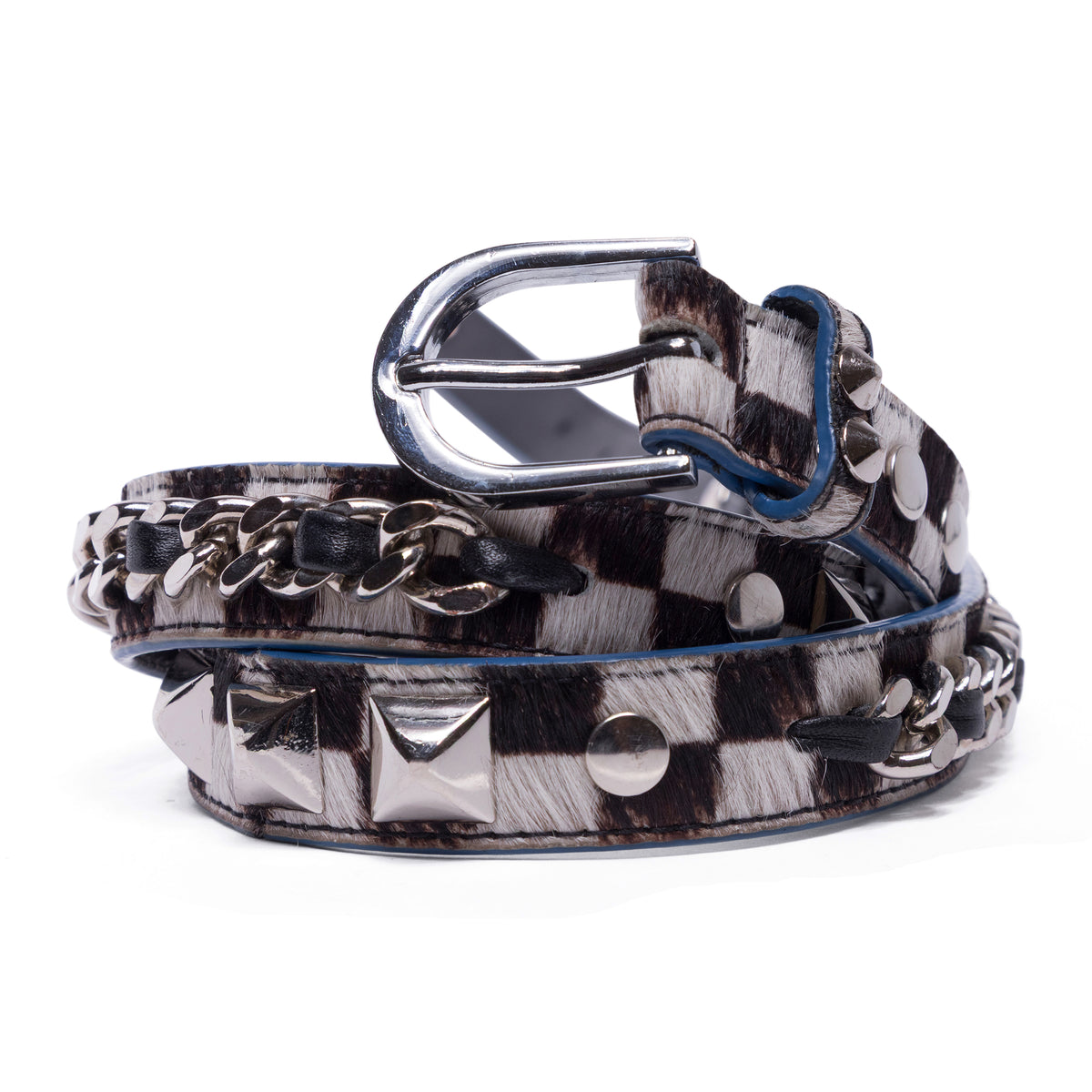 YOSSI CORP Leather Belt Multicolor