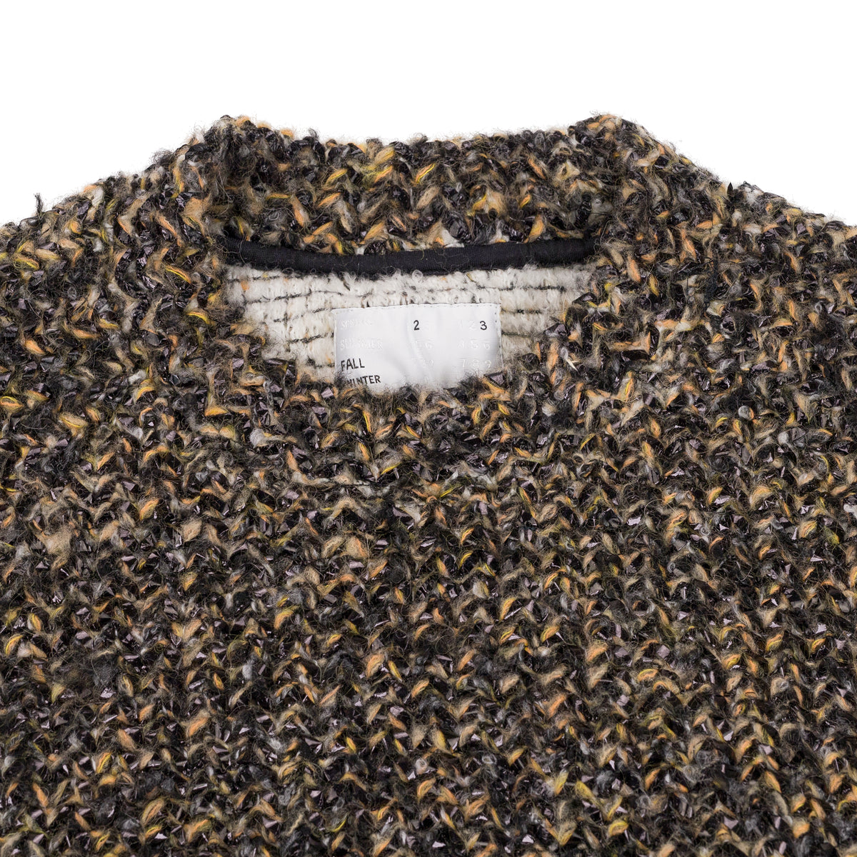 4SDESIGNS Woven Raglan Crewneck