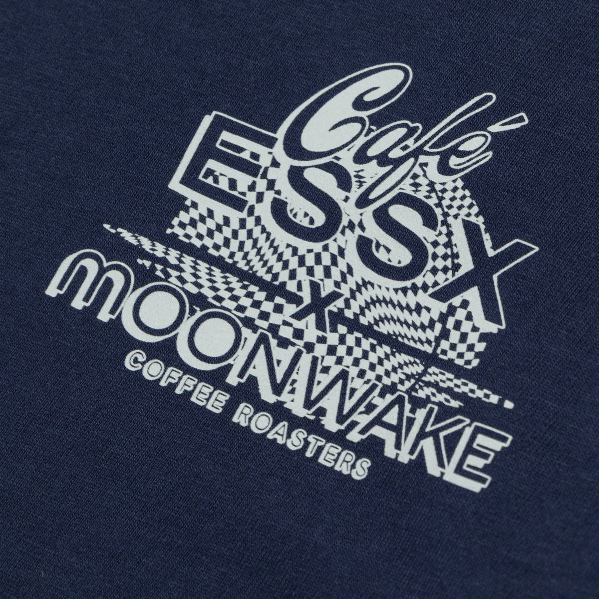Cafe Essx X Moonwake - T-Shirt Navy Blue
