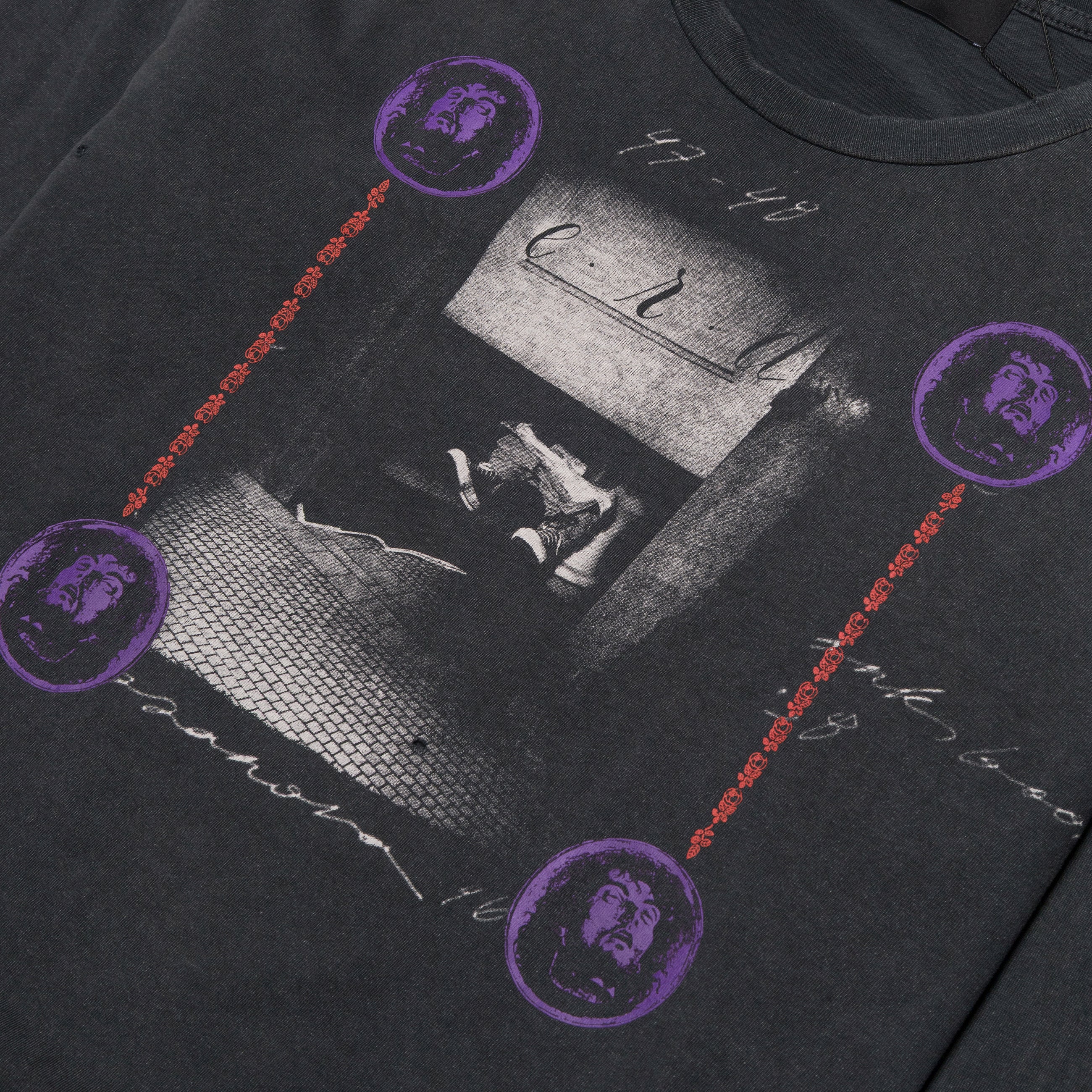 Enfants Riches Deprimes Bathroom Stall Ls T-Shirt Vintage Black