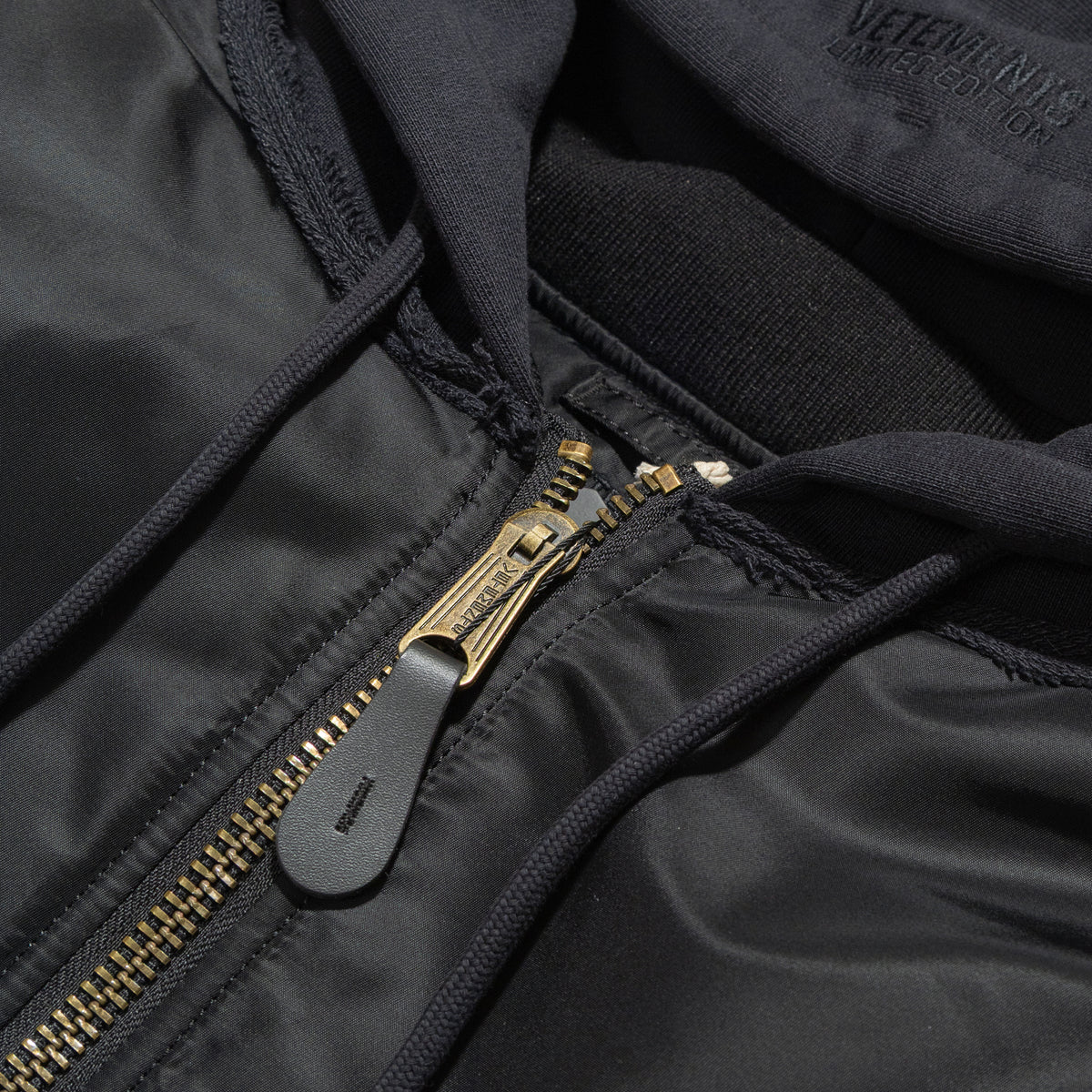 Vetements Reconstructed Bomber Jacket Black