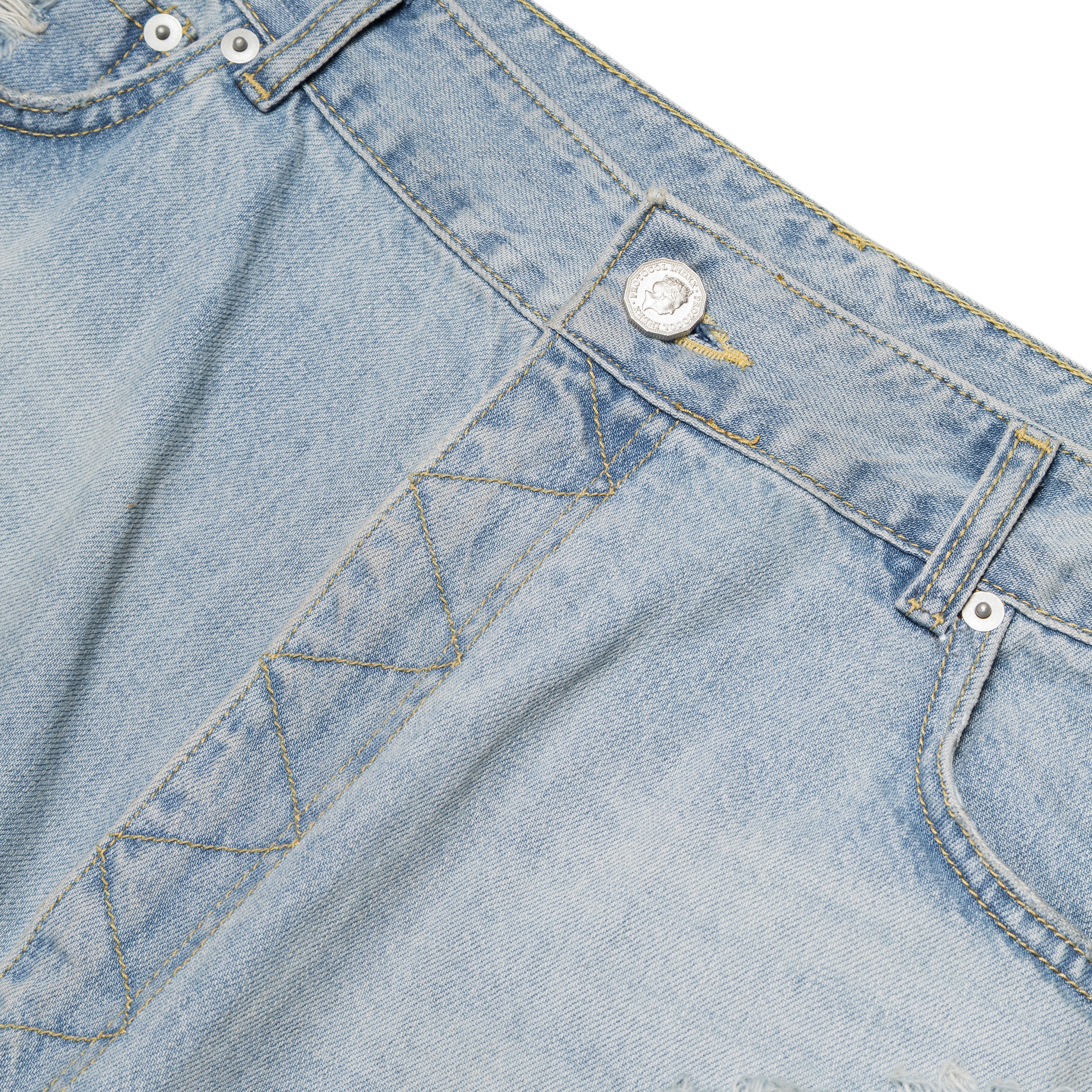 Protocol Index Long Zipper Shorts Blue – ESSXNYC