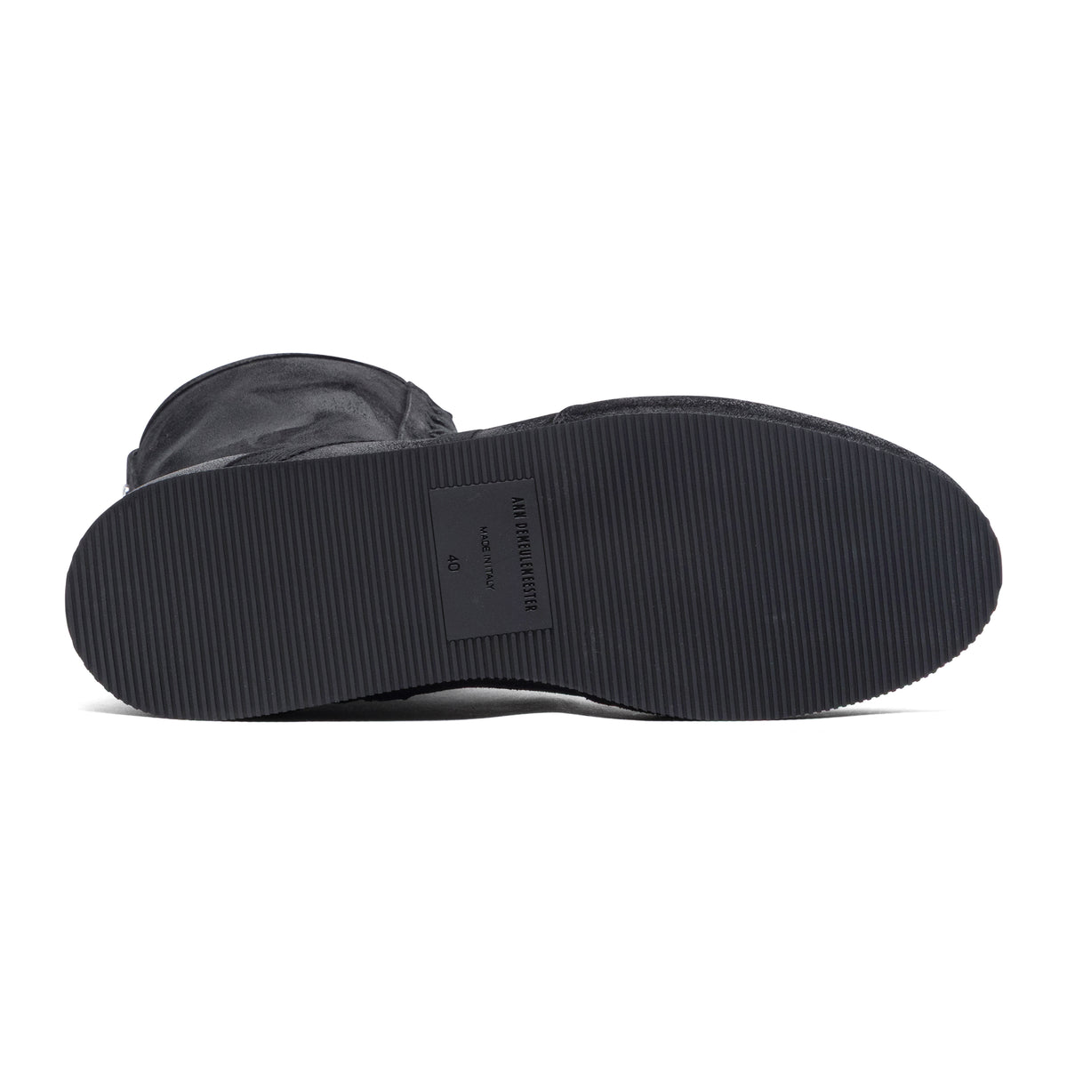 Ann Demeulemeester High-Top Boxing Sneakers Black