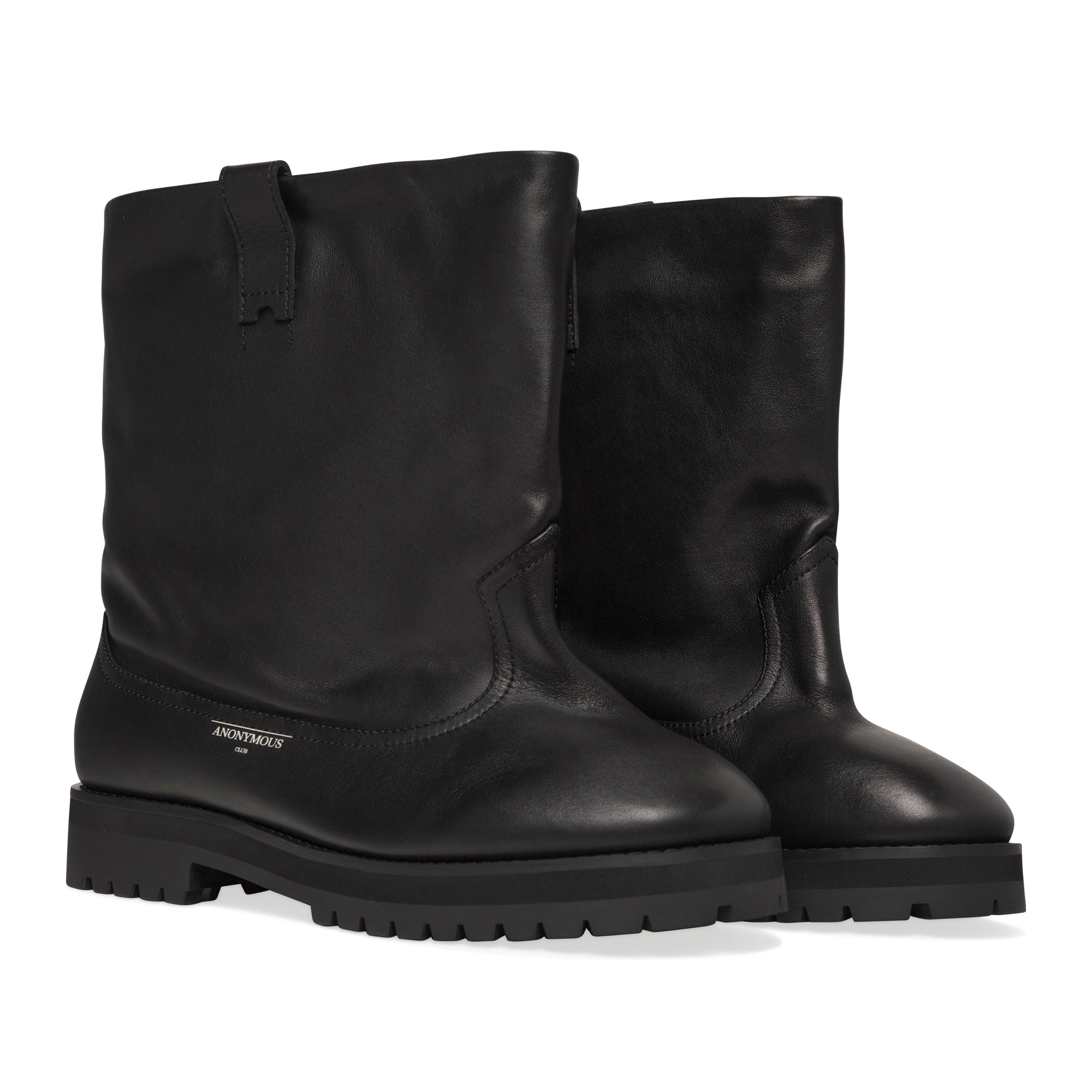 ANONYMOUS CLUB Low Shaft Boots Black