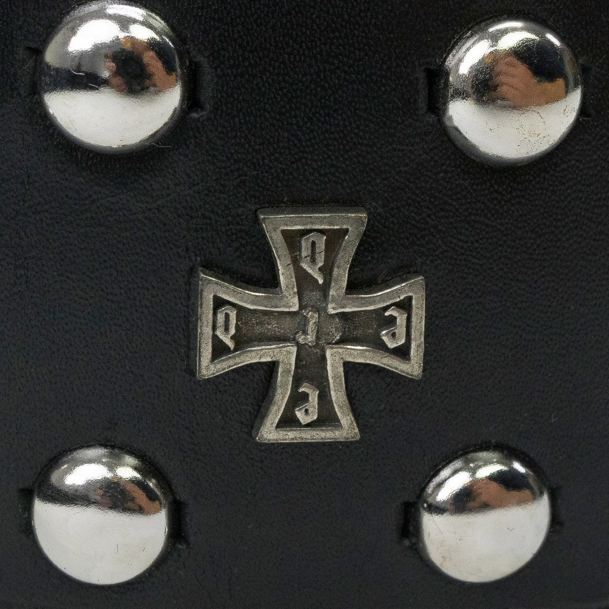 Enfants Riches Deprimes Eagle Petit Iron Cross Stud Belt Black