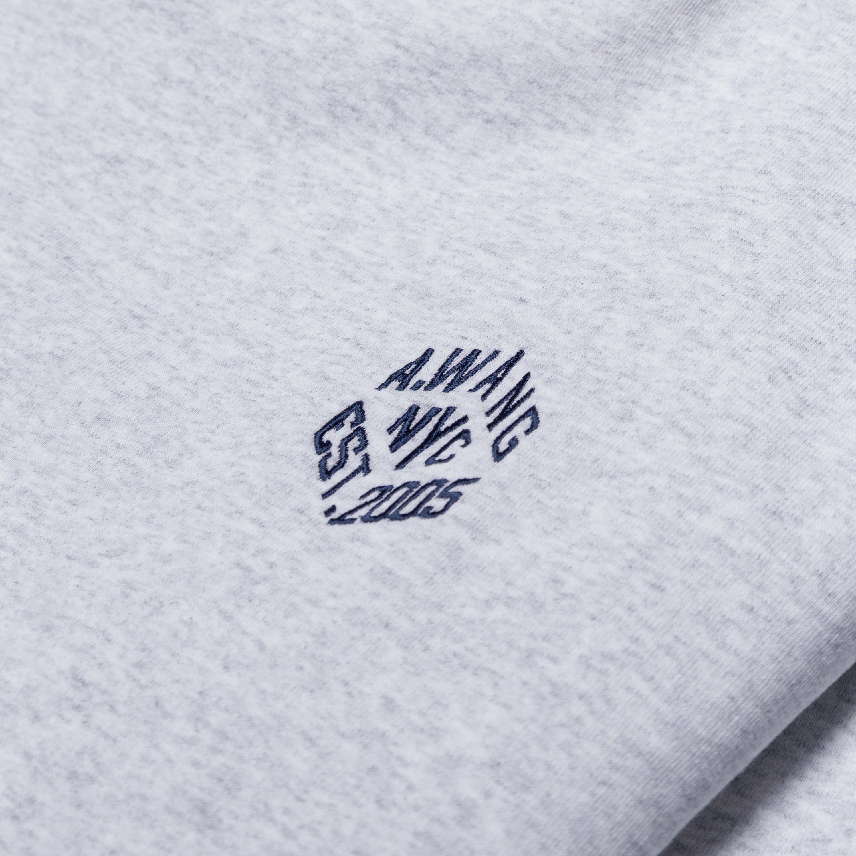 Alexander Wang Slashed Crewneck W/ Polo Dickie Gray – ESSXNYC