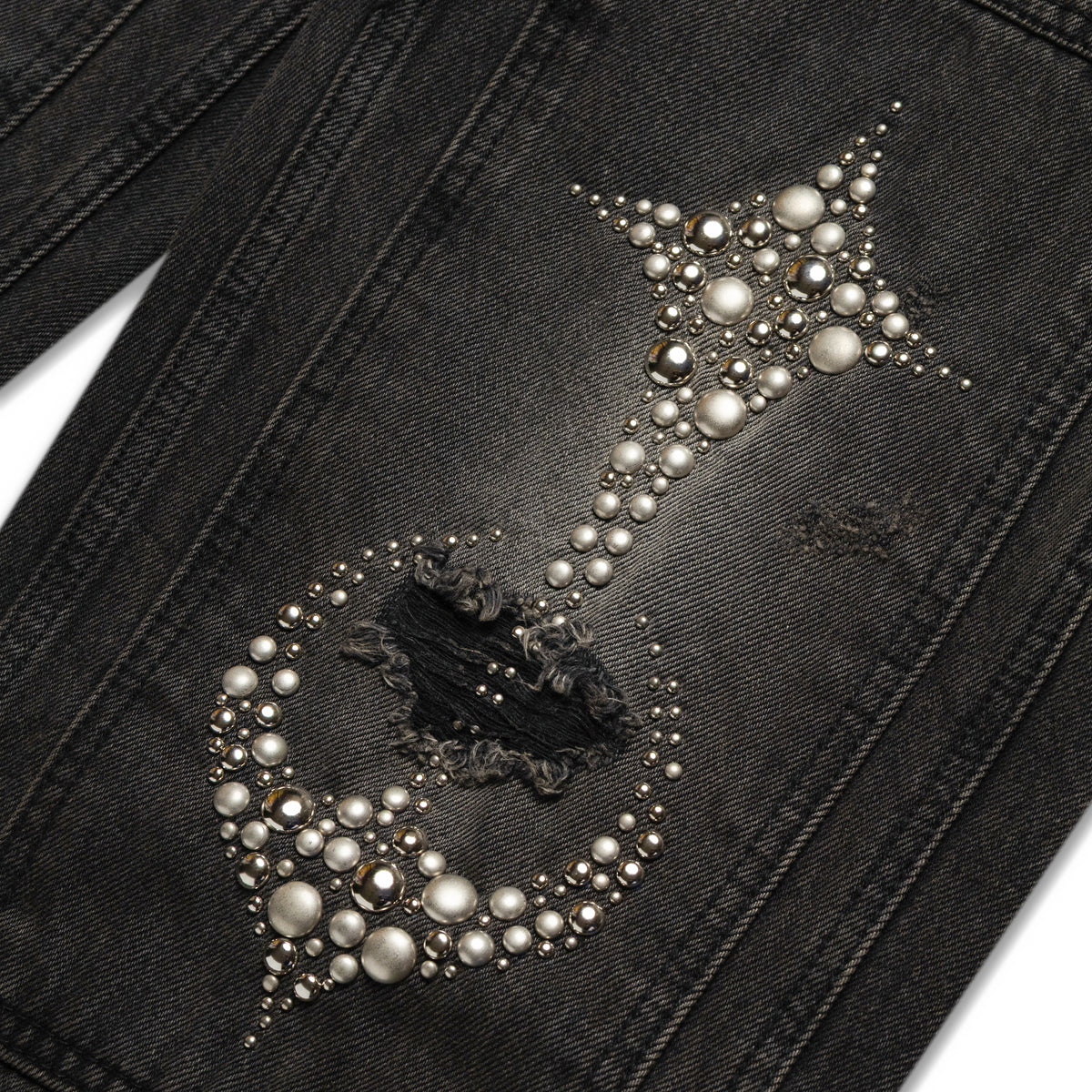 Thug Club Studed Knee Carpenter Pants Black