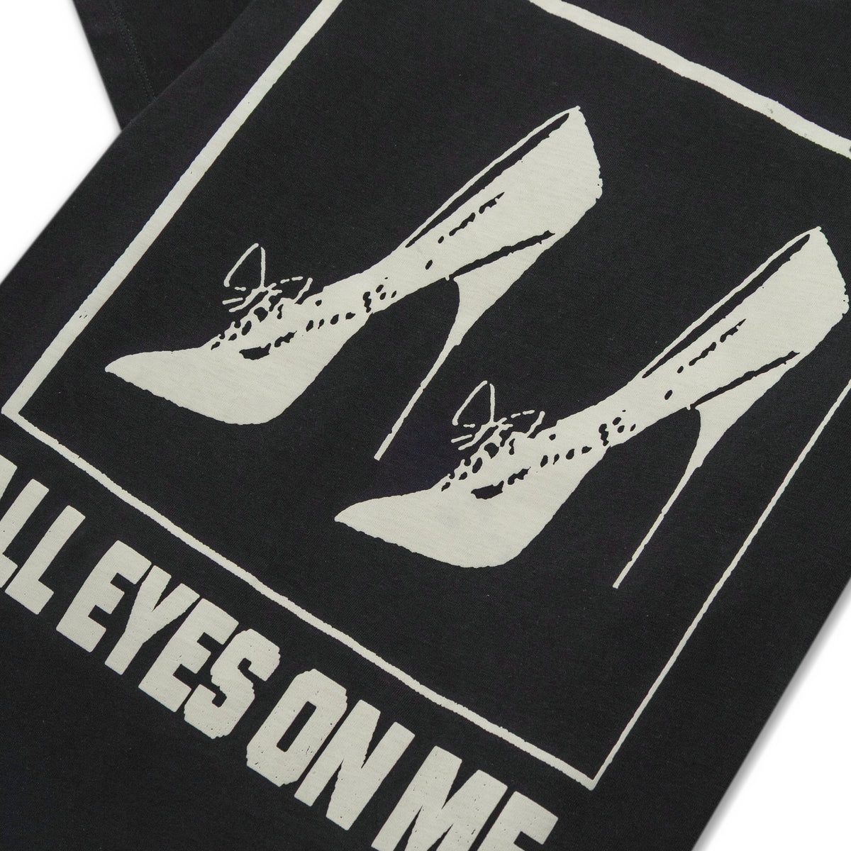 Vaquera Women All Eyes On Me Belted T Shirt Knit Black