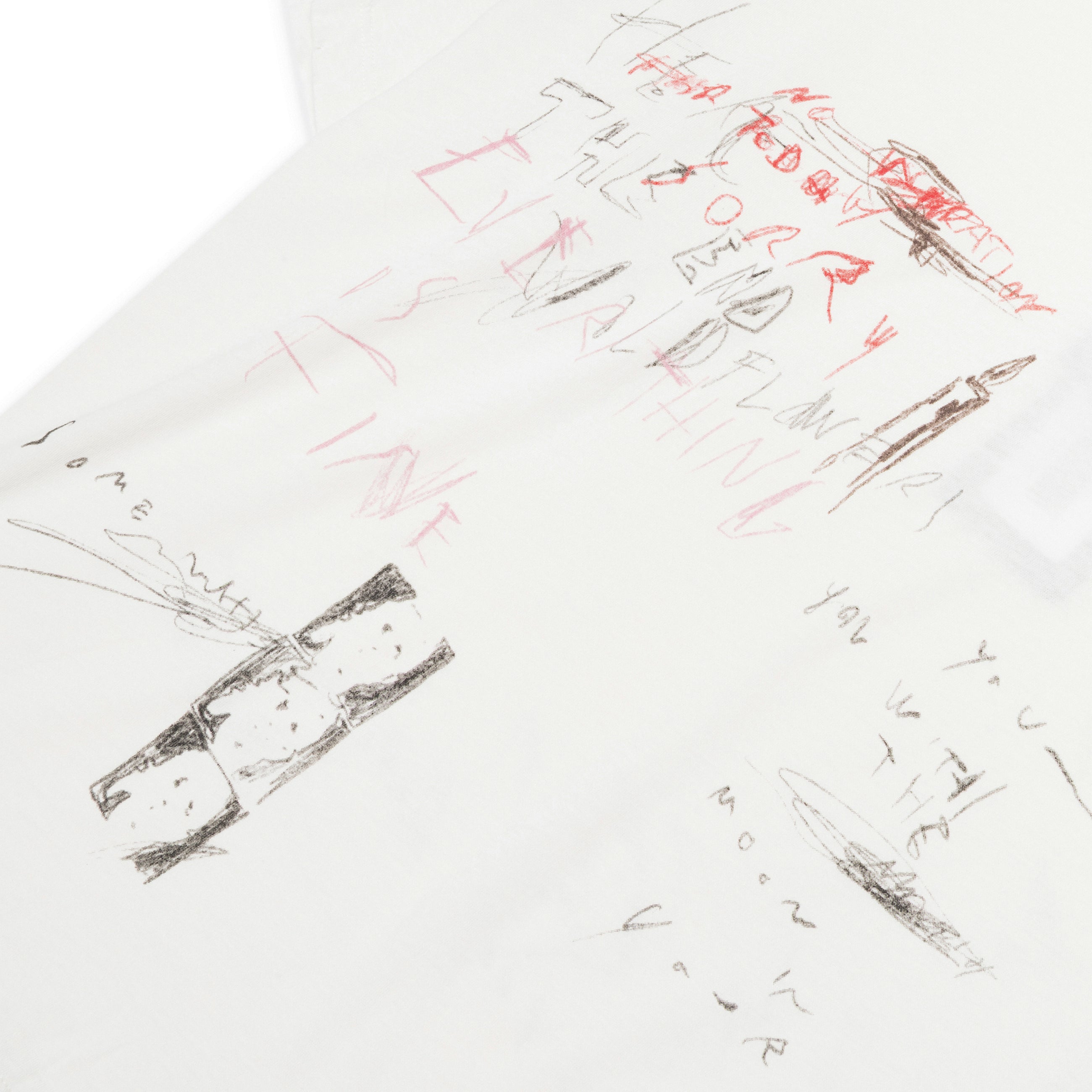 Ann Demeulemeester Ivory Everything Is Fine T-Shirt White