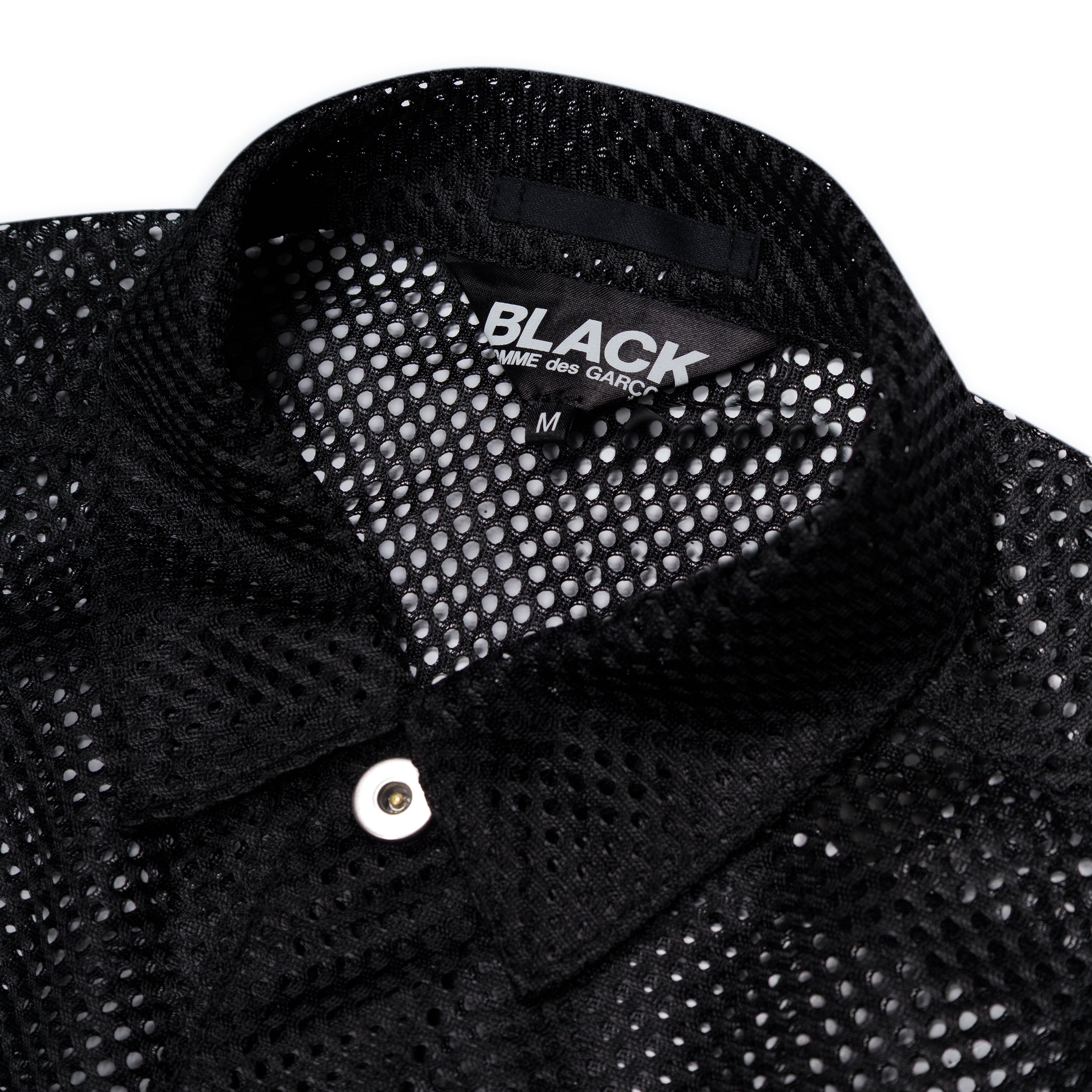 Comme Des Garcons Black Black Mesh Trucker Jacket – ESSXNYC