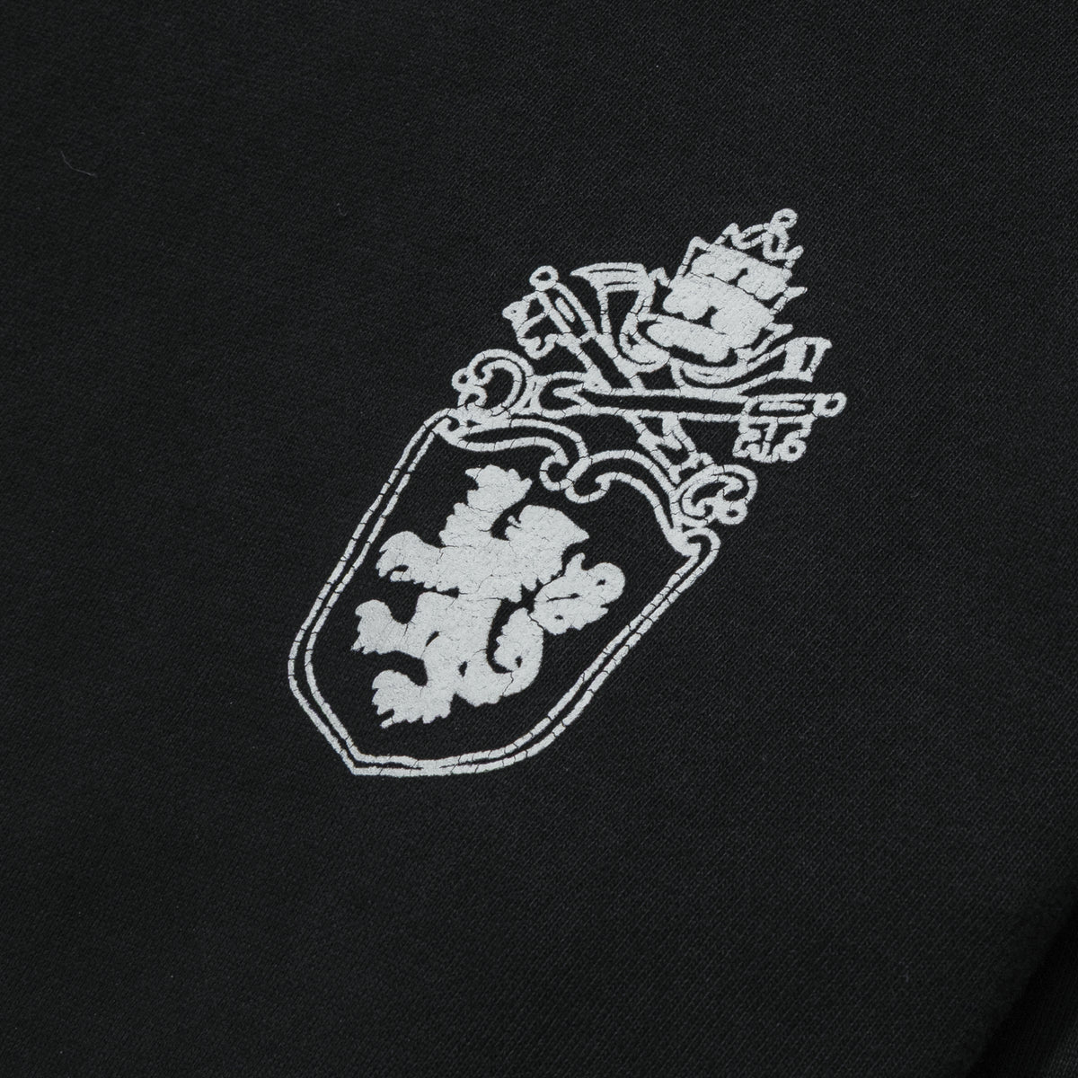 ALEXANDER DIGENOVA Small Crest Hoodie Vintage Black