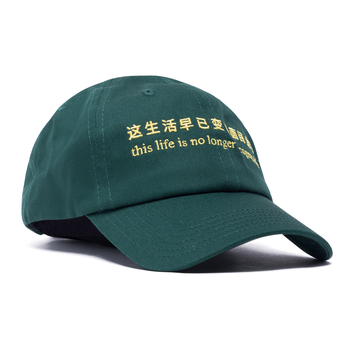 Praying This Life Hat Green