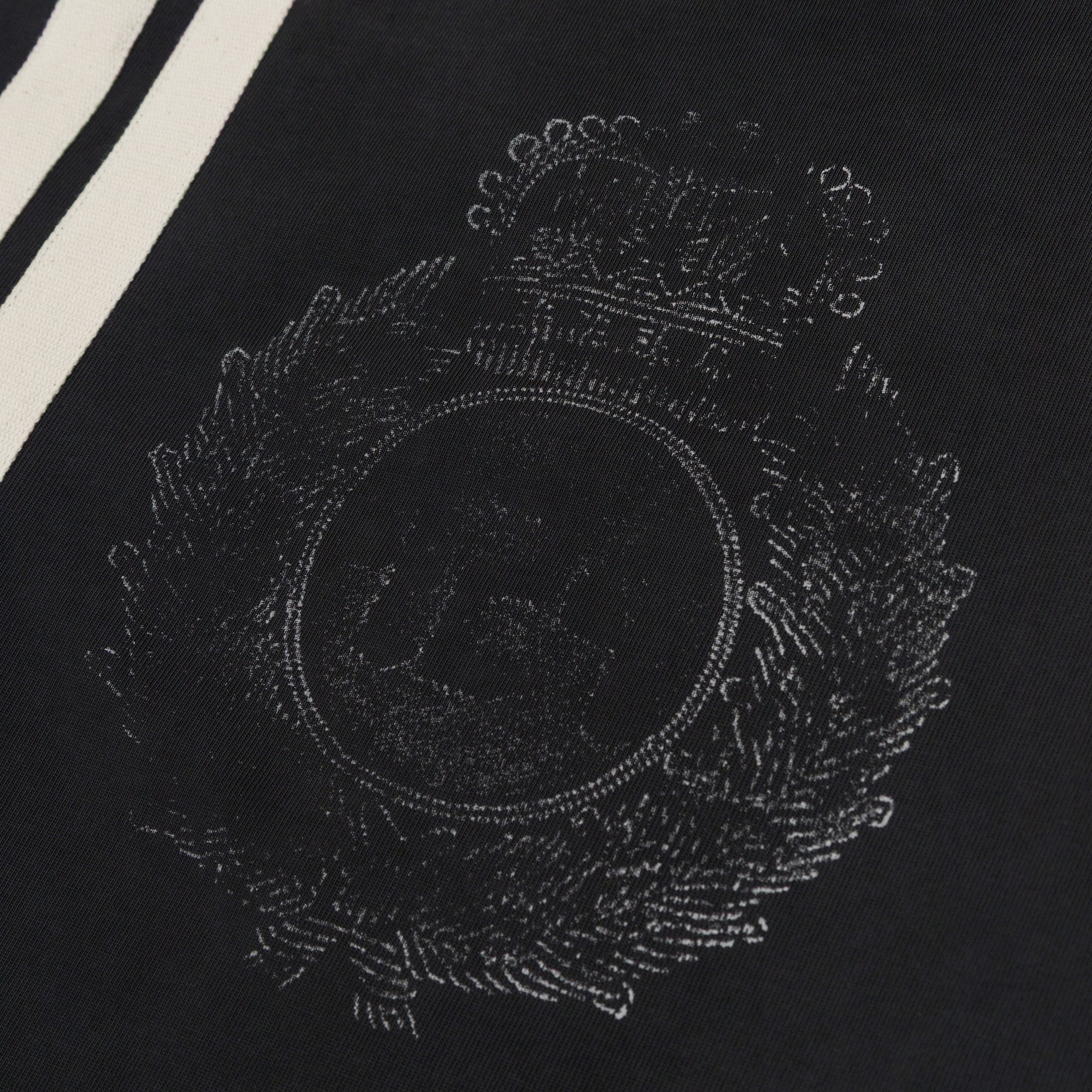 424 Capped Thermal Tee Black Black