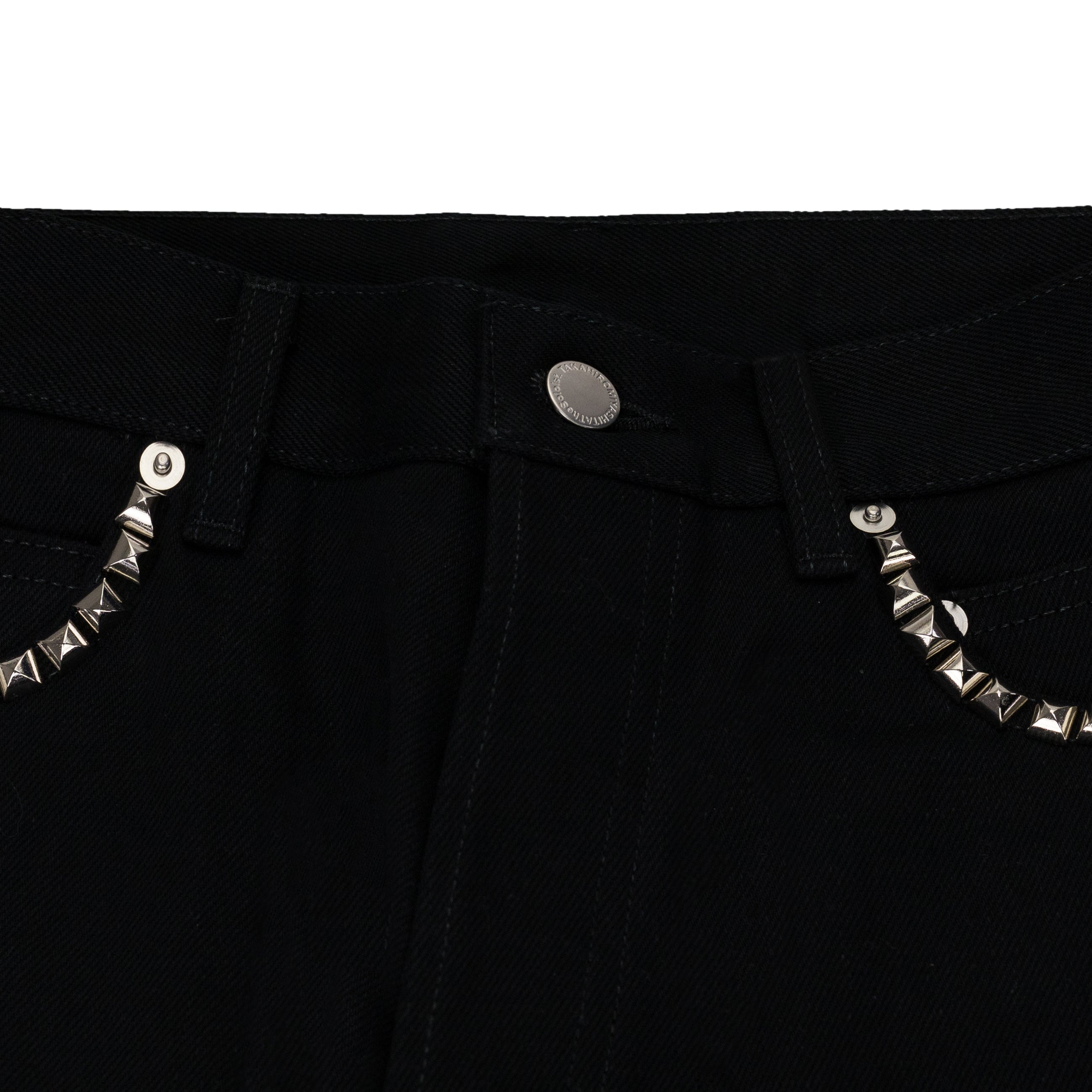 TAKAHIROMIYASHITA TheSoloist. Selvedge Baggy Jean.(Studs) Black