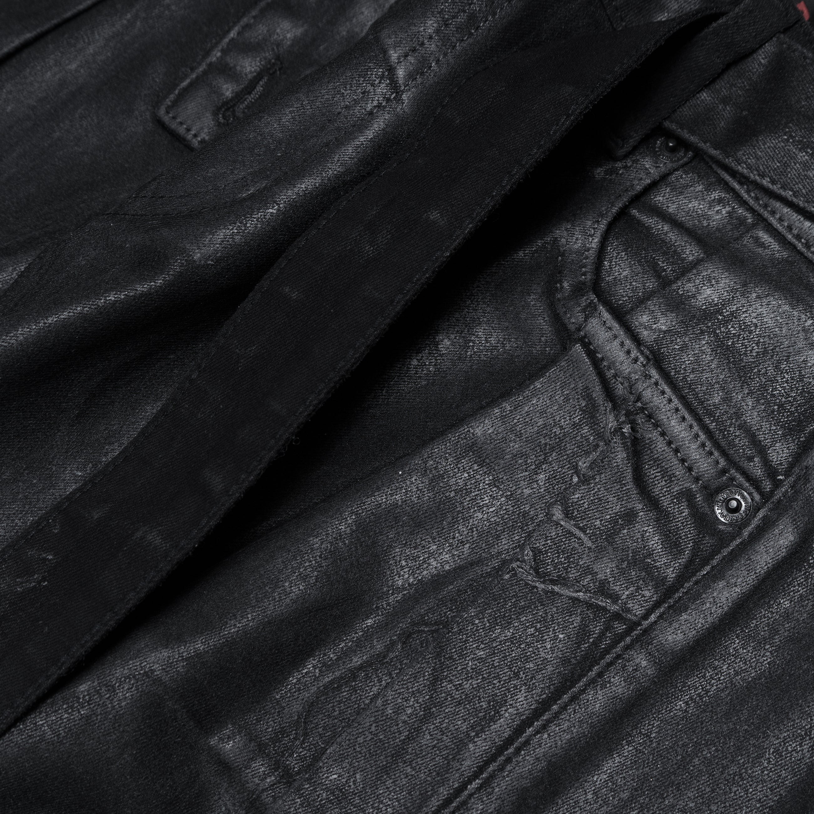 Ottolinger Glazed Baggy Jeans Black