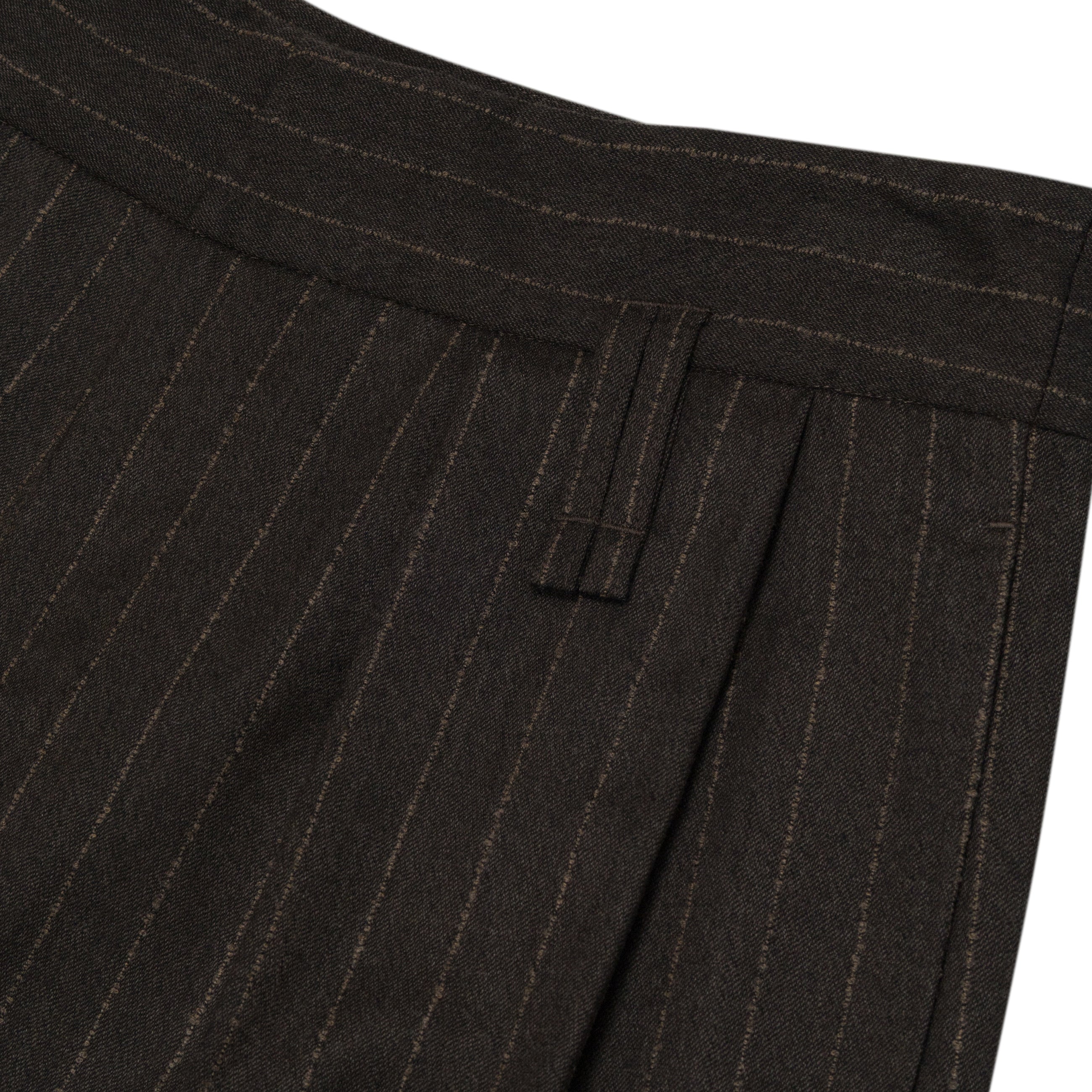 Simone Rocha Peeling Waist Wide Leg Shorts Brown