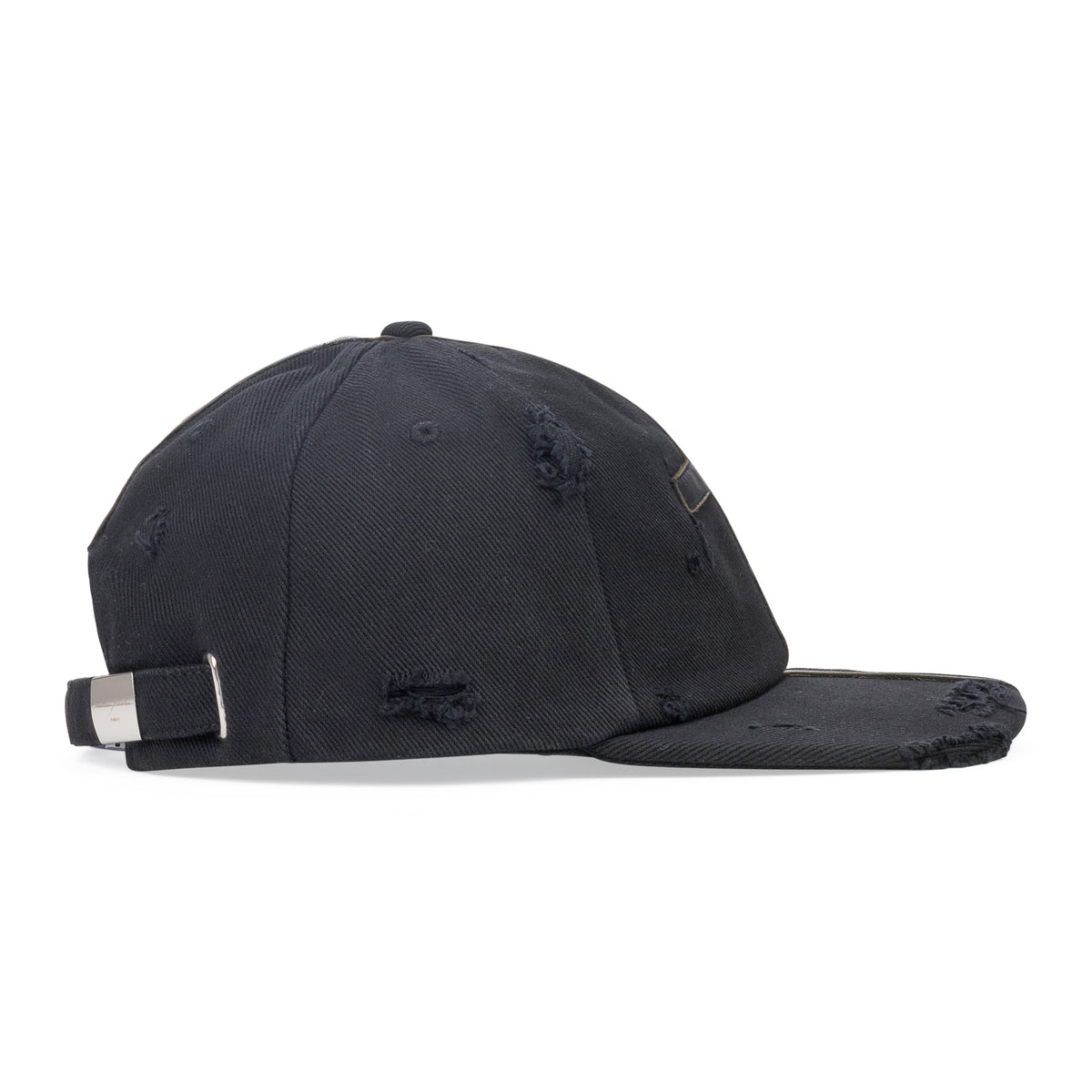 Matieres Fecales Unisex Symbol Leather Cap Woven Black