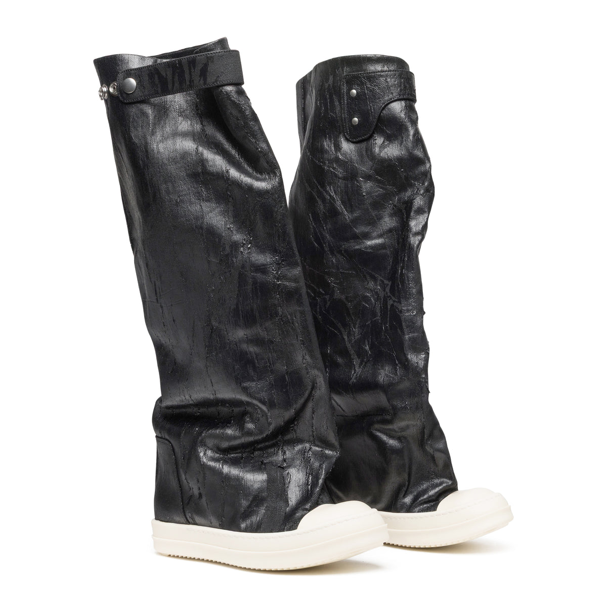 Rick Owens DRKSHDW Elephant Boot Black/Milk/Milk