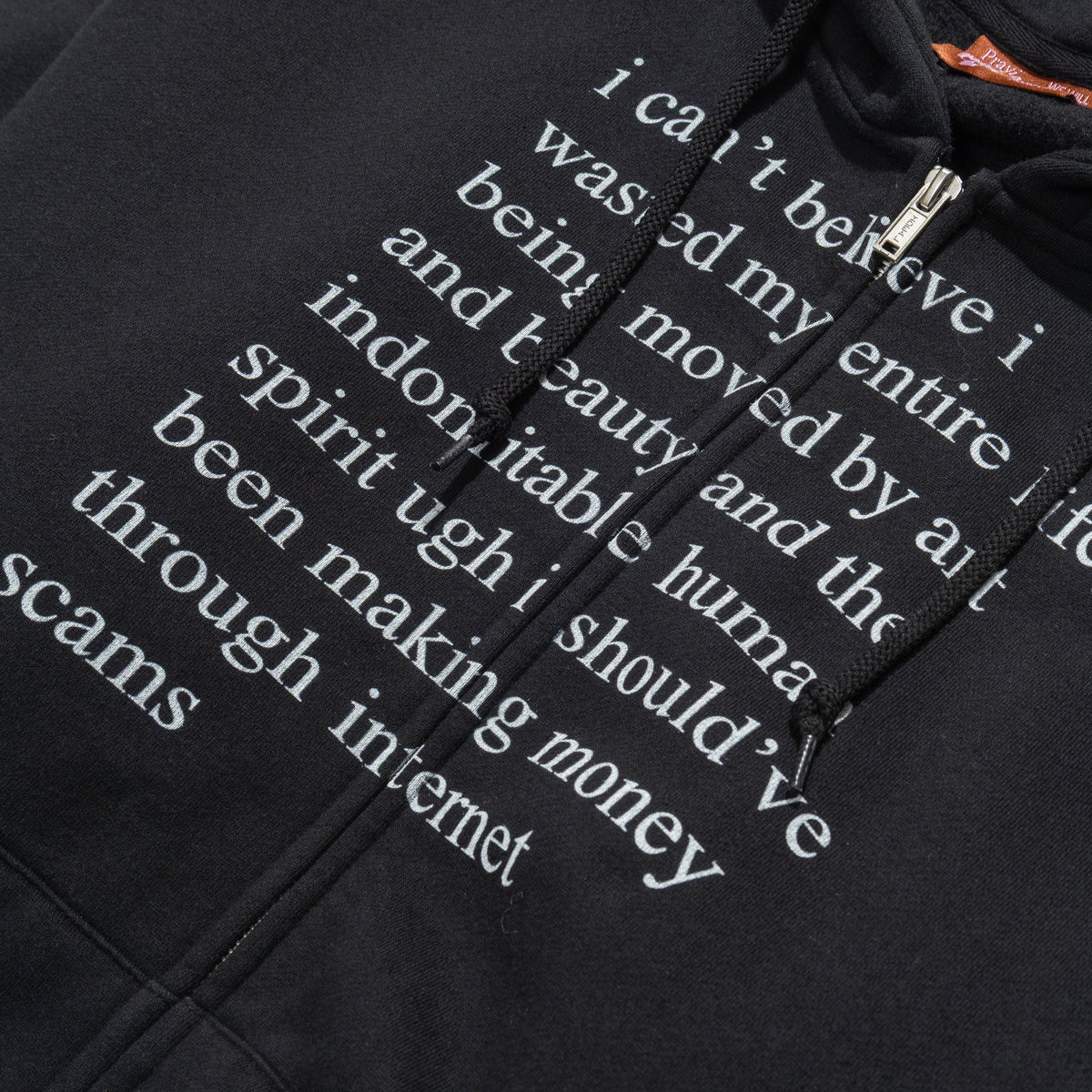 Praying Internet Scams Hoodie Black