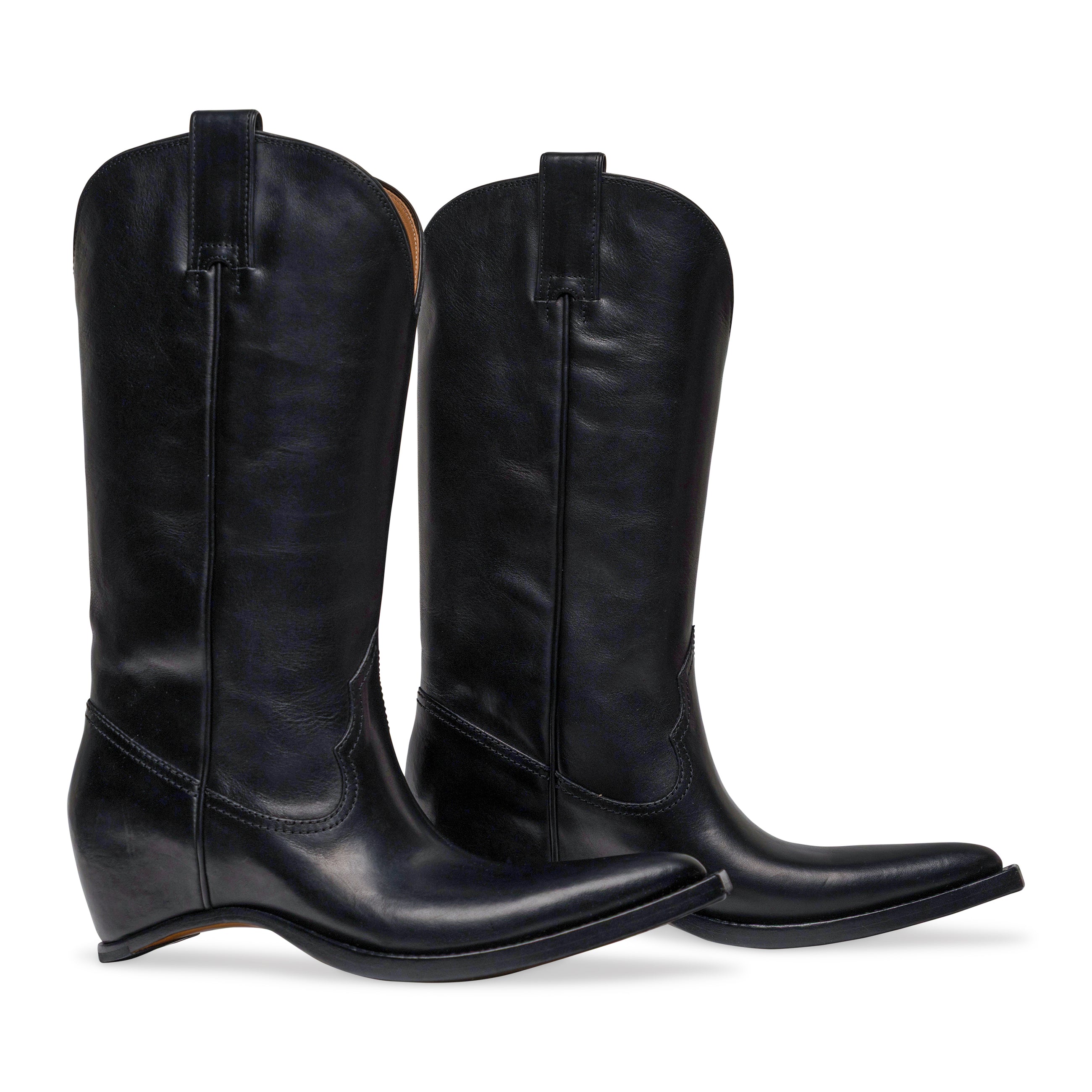 Maison Margiela Heel-Less Western High Boots H45 Black