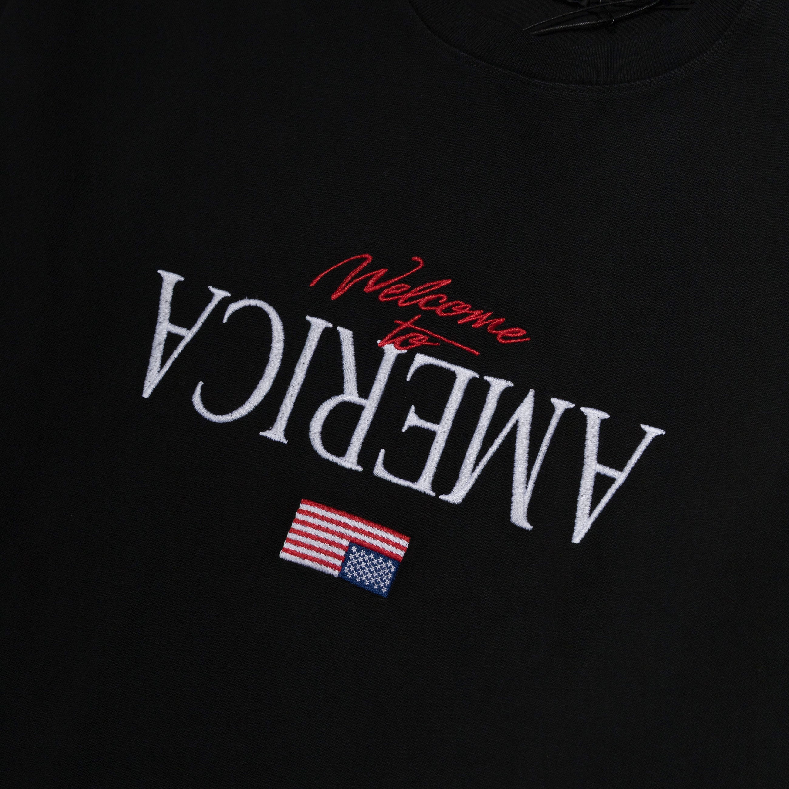 Willy Chavarria Welcome To America - Buffalo Tee White