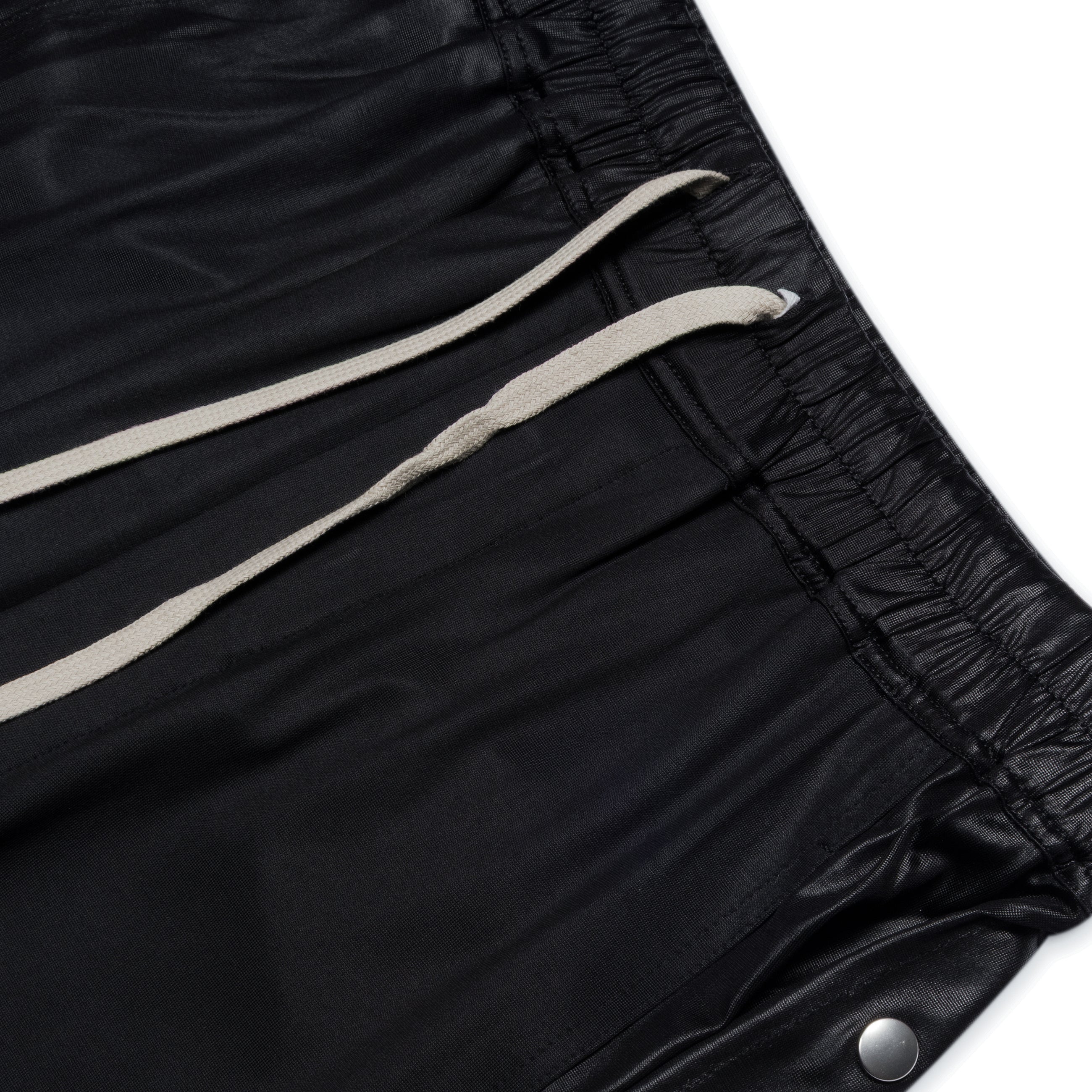 Rick Owens DRKSHDW Black Wide Pusher Shorts