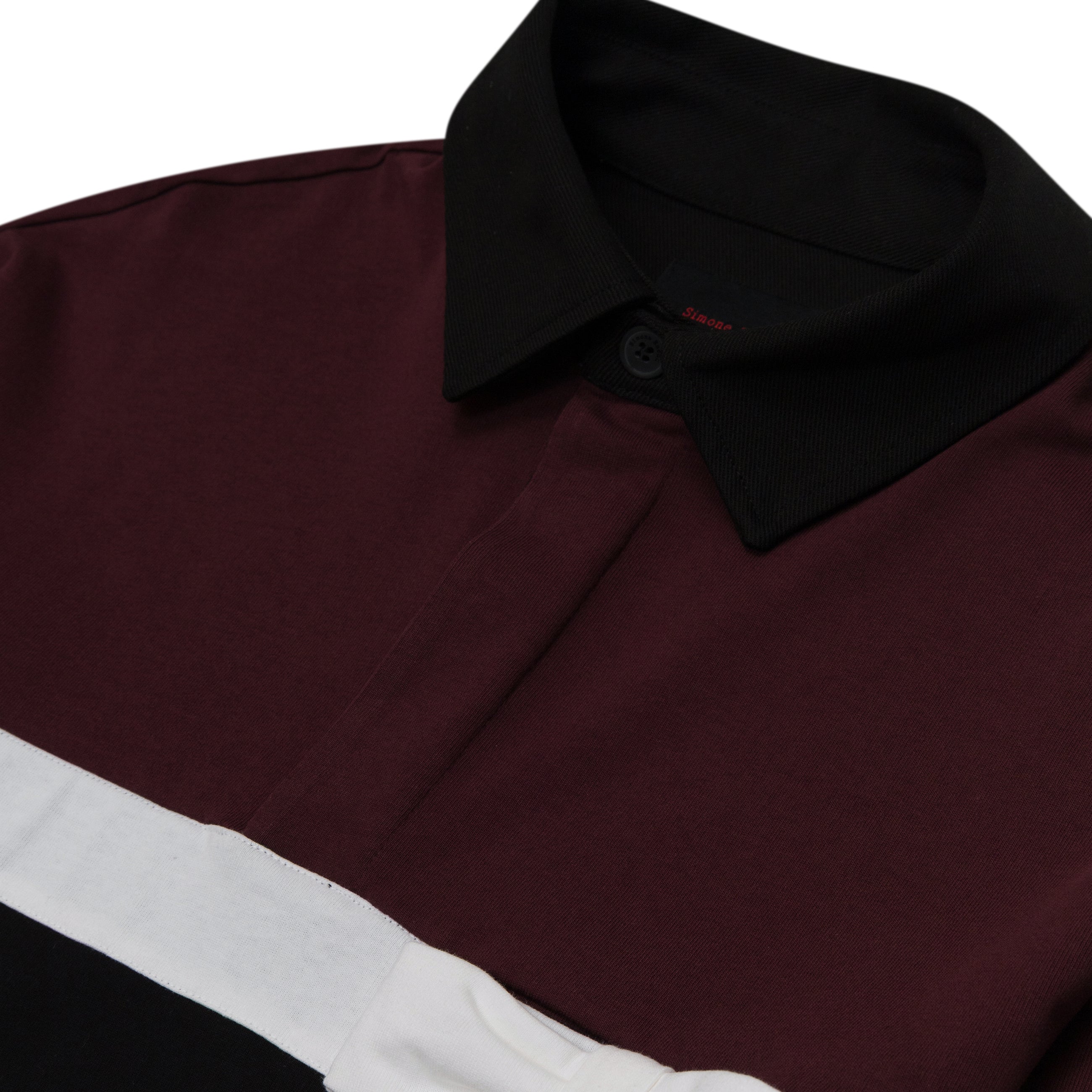Simone Rocha Bow Stripe Rugby Shirt Red