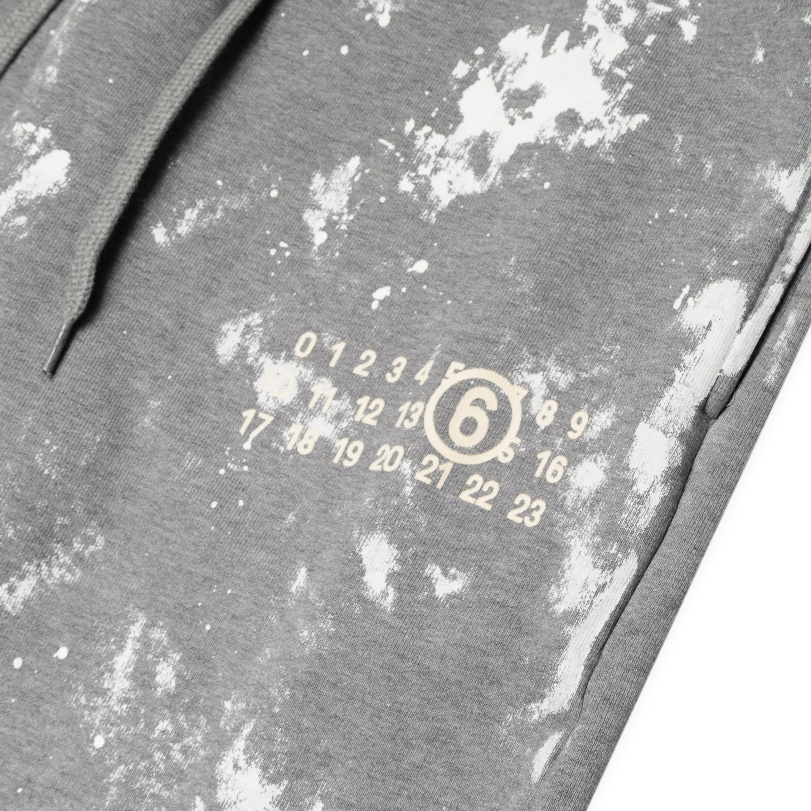 MM6 Maison Margiela Paint Splatter Sweatpants Grey