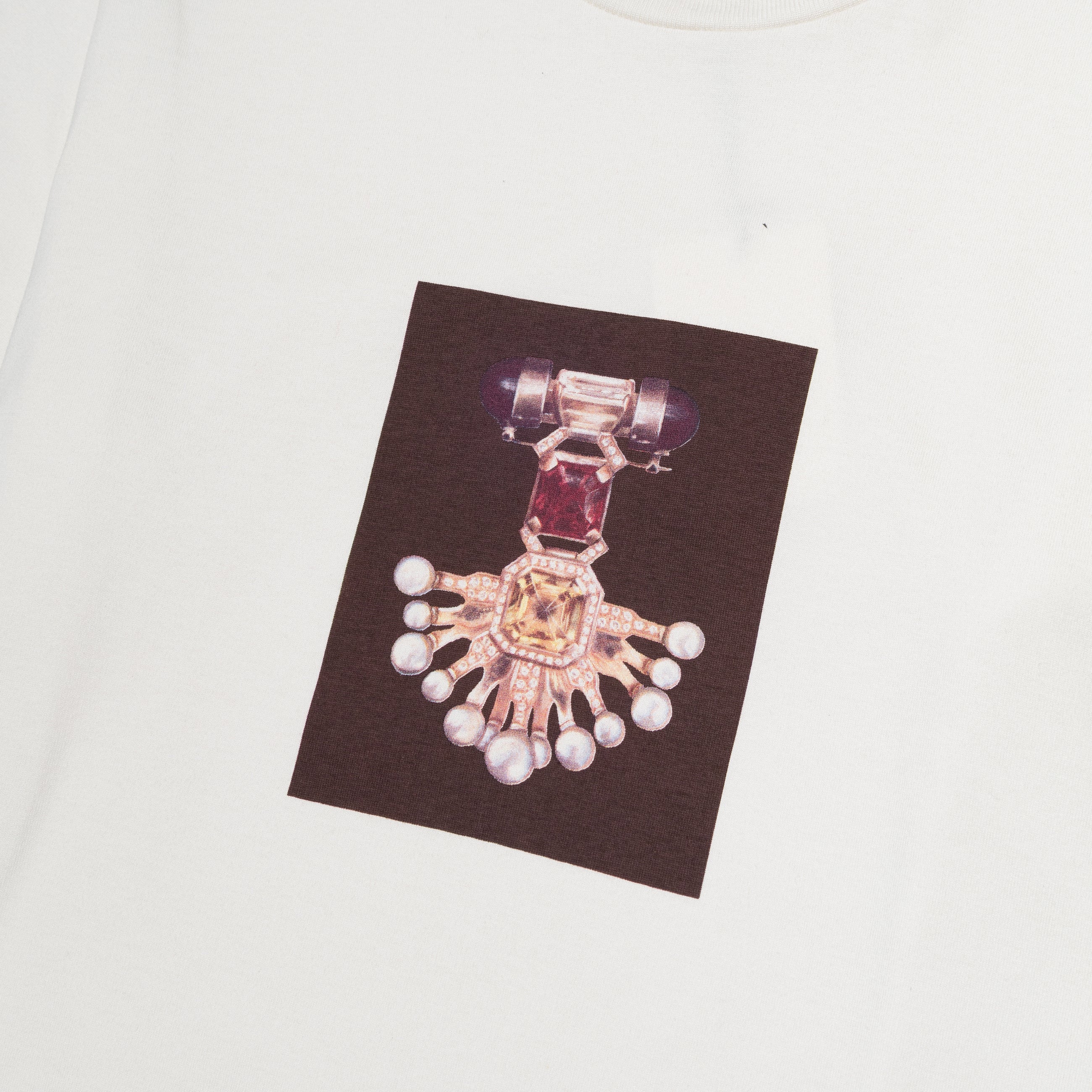 Wales Bonner Compass Tee Cream